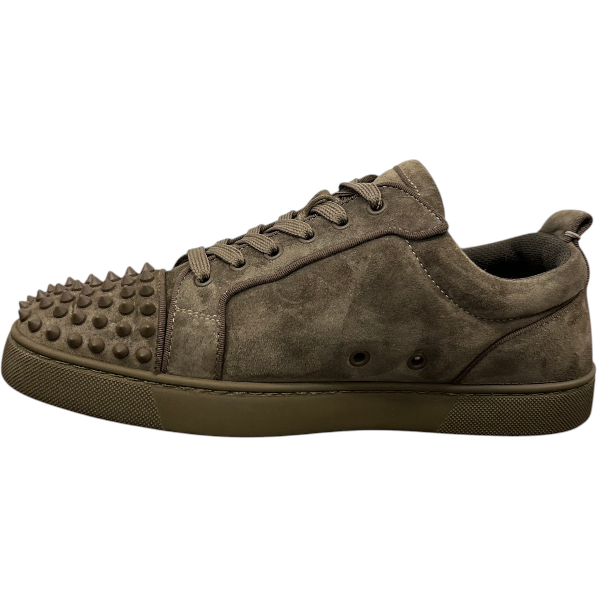 Men's Louis Spikes Flat Low Trainers Khaki Size EU 42 / UK 8