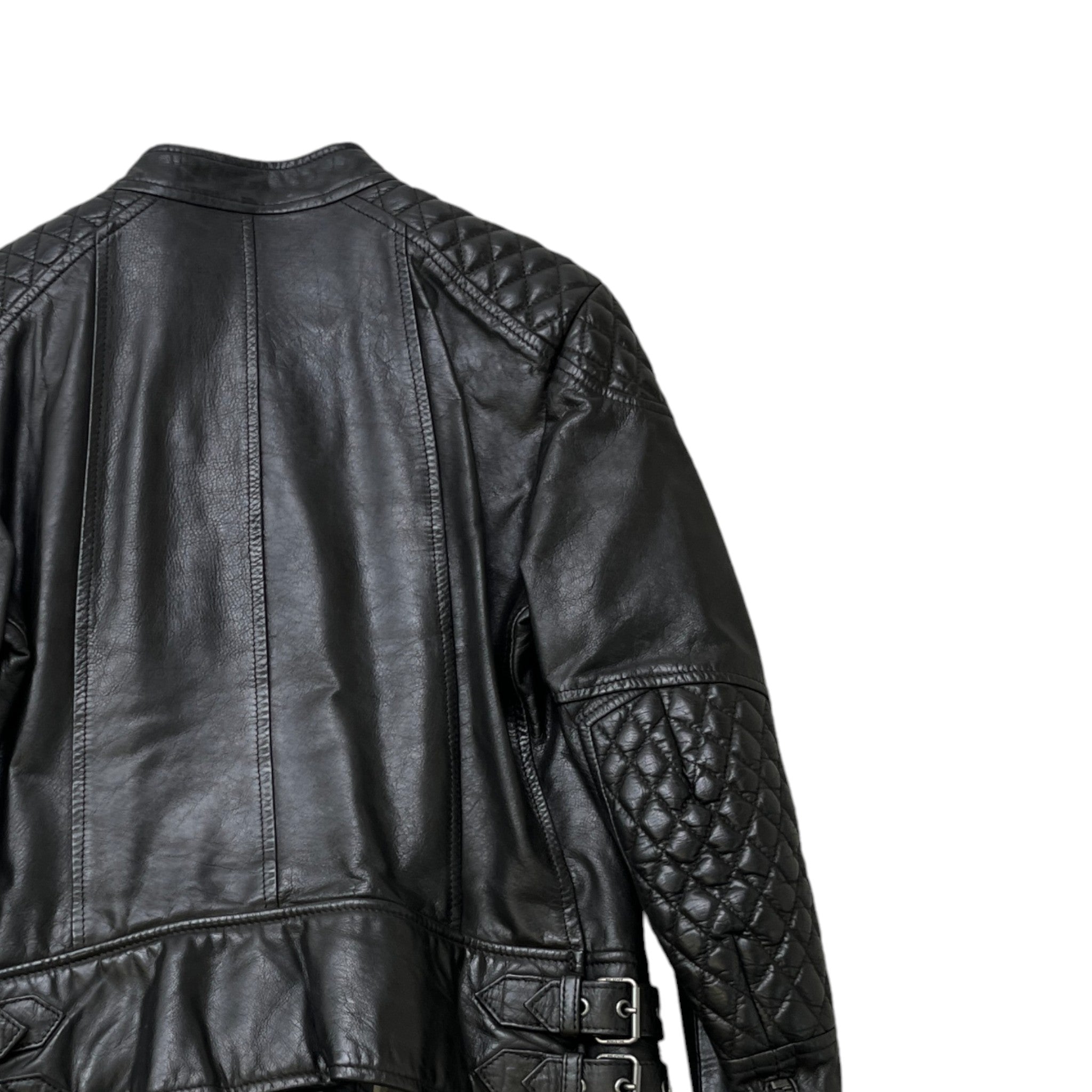 Women's Moto Biker Jacket Black Size 44 / UK 12