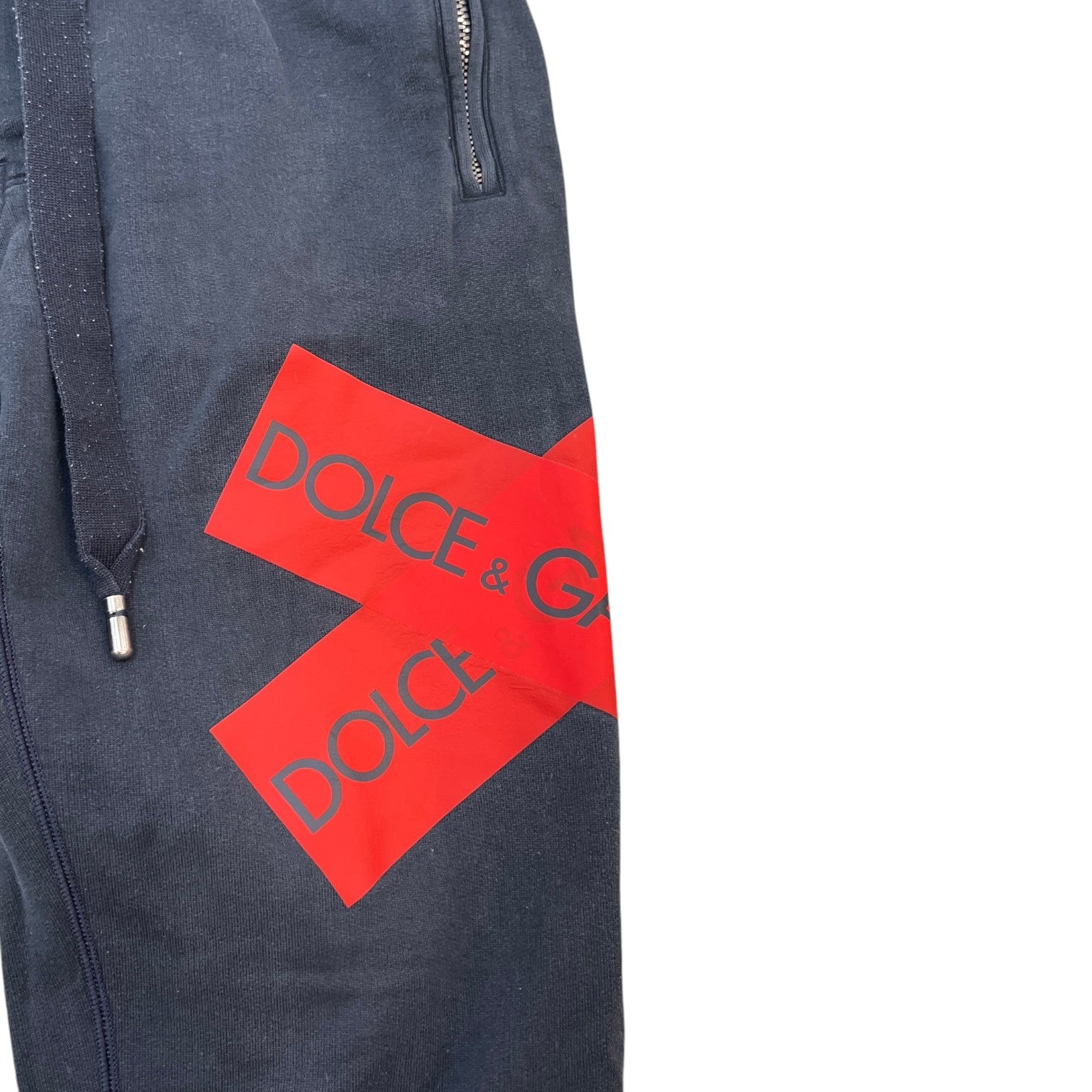 Men's Tape Logo Joggers Navy Size IT 44 / UK 28