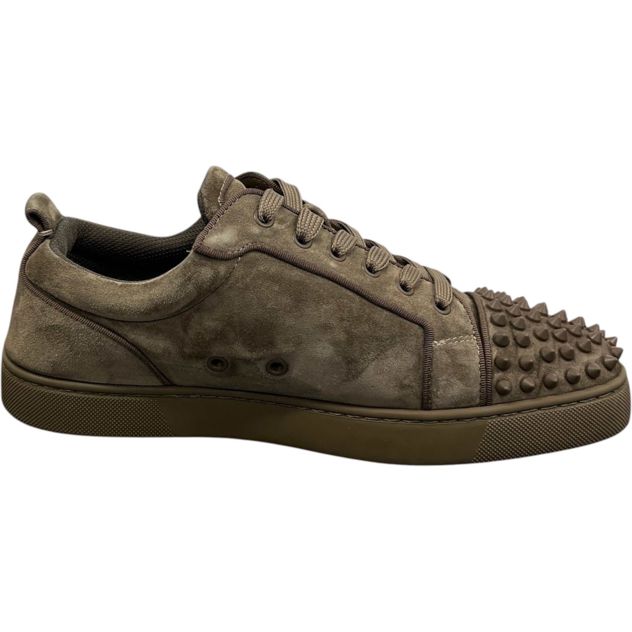 Men's Louis Spikes Flat Low Trainers Khaki Size EU 42 / UK 8