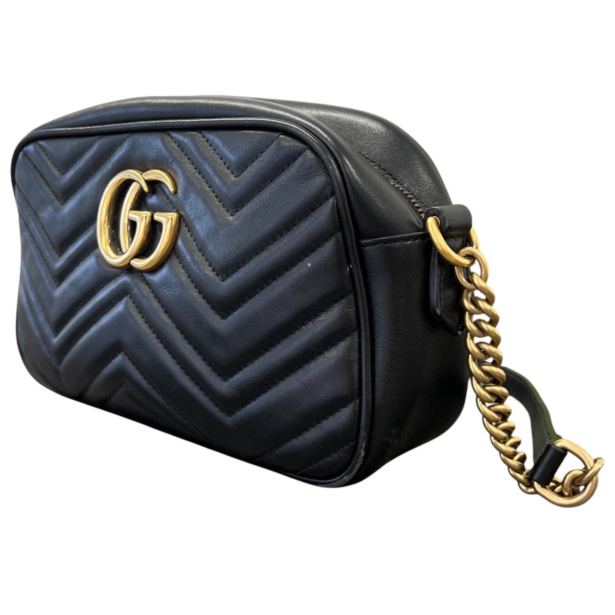 Women's Gg Marmont Small Camera Bag Black