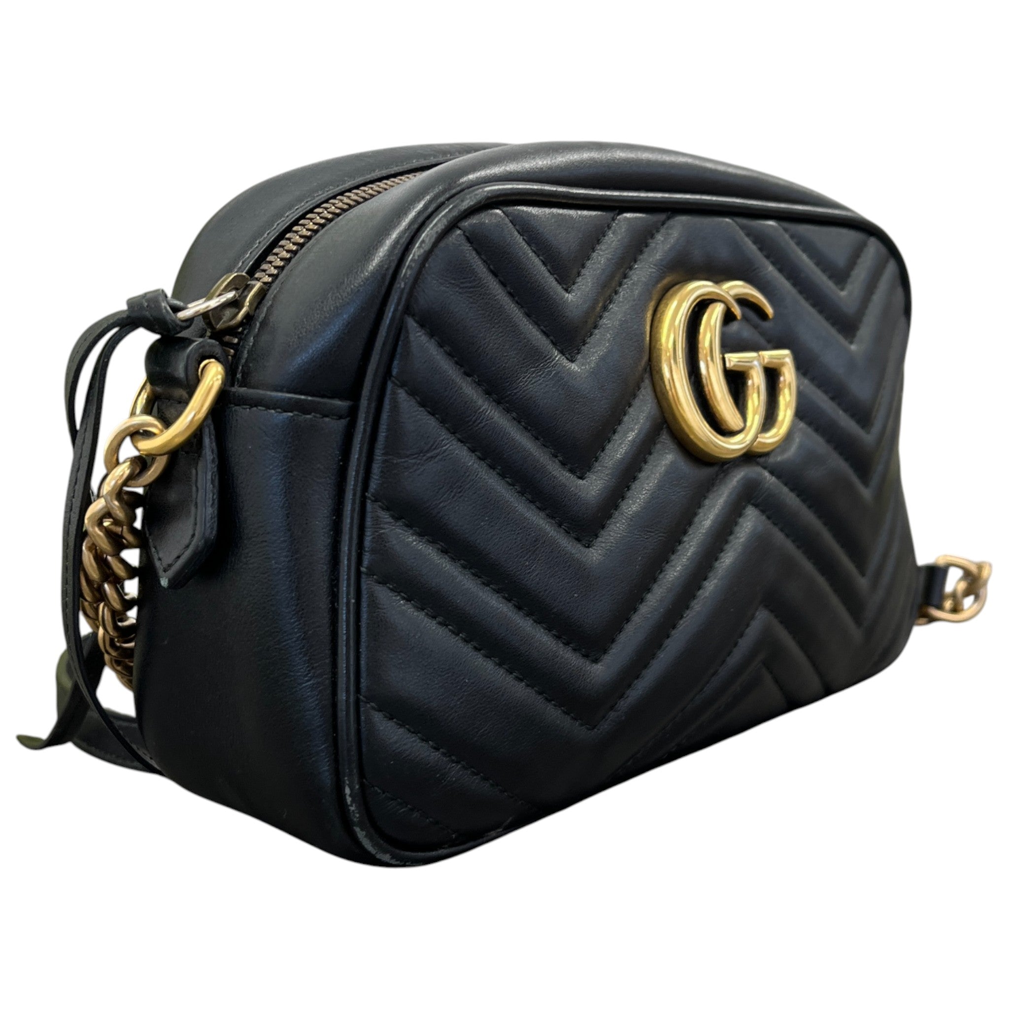 Women's Gg Marmont Small Camera Bag Black