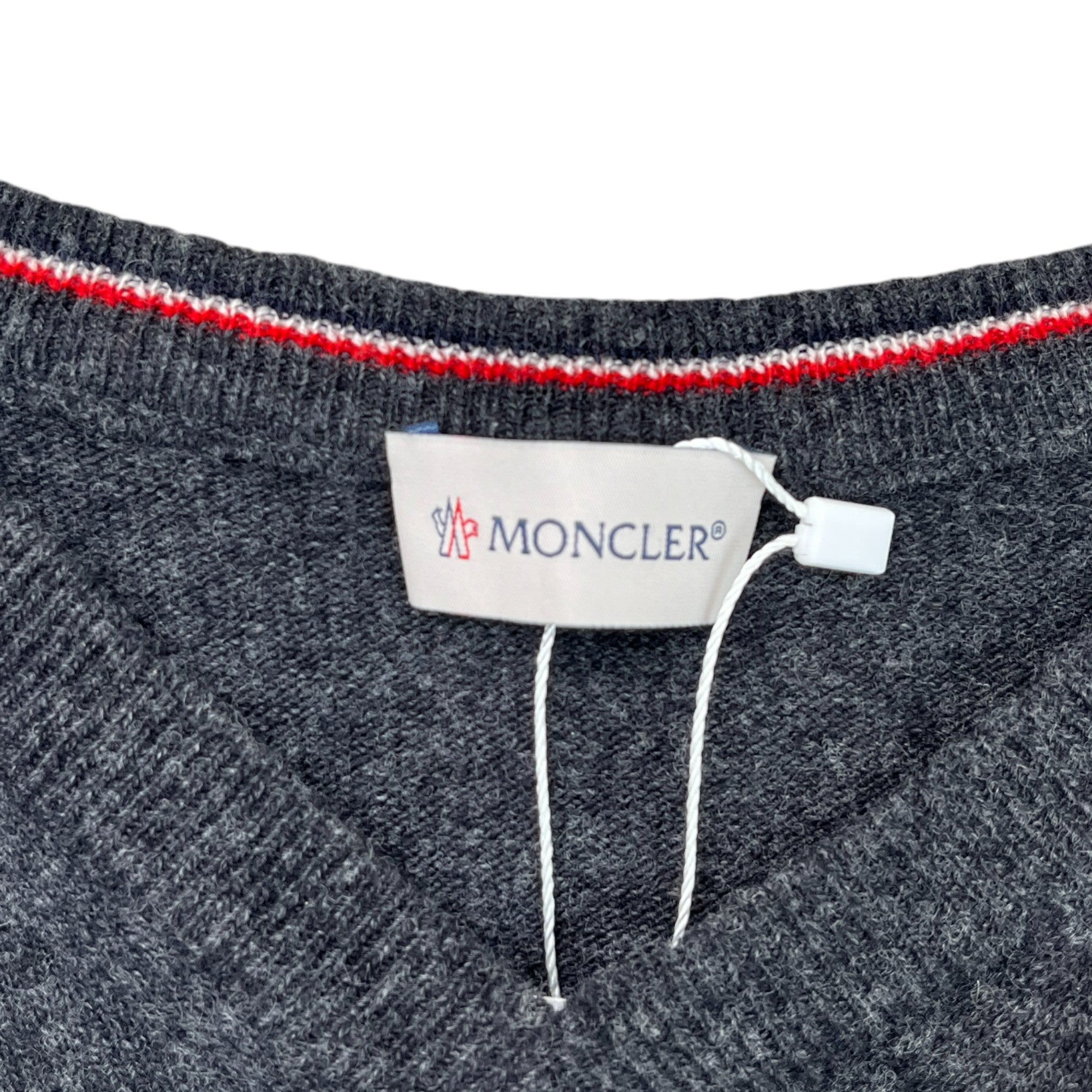 Men's Maglione Tricot Jumper Grey Size L