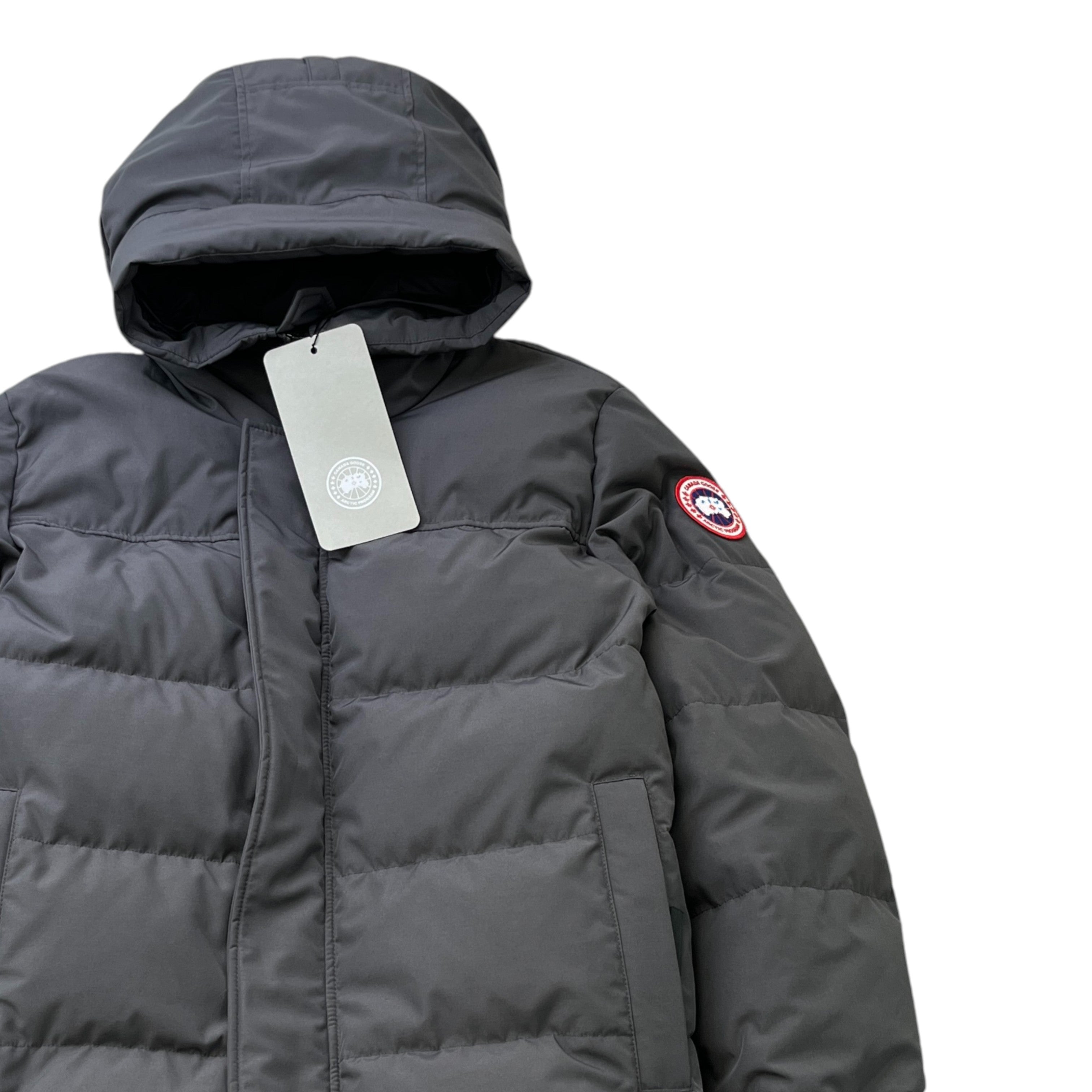 Men's Macmillan Parka Down Jacket Grey Size L