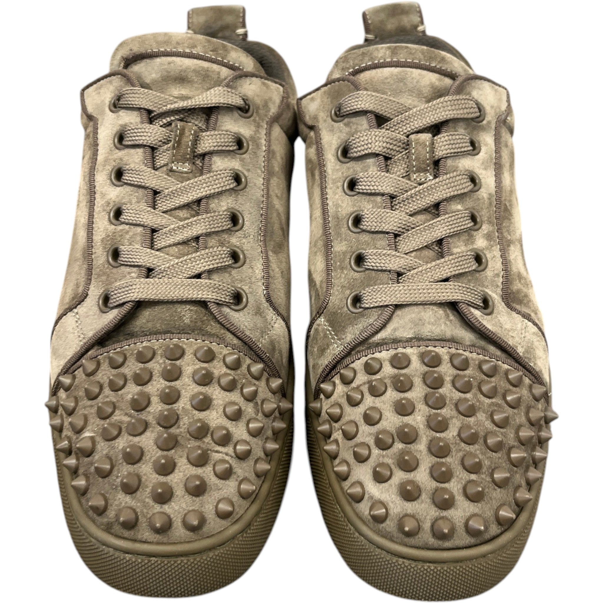 Men's Louis Spikes Flat Low Trainers Khaki Size EU 42 / UK 8