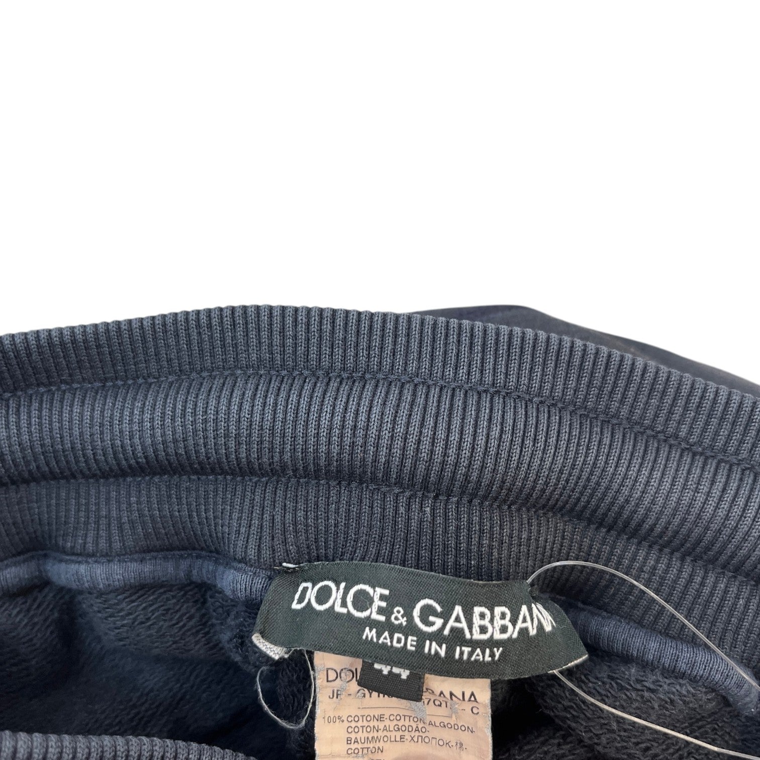 Men's Tape Logo Joggers Navy Size IT 44 / UK 28