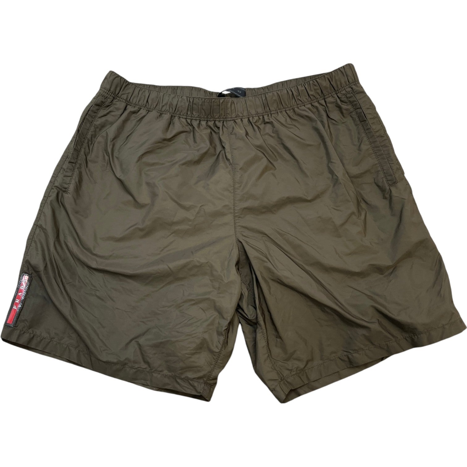 Men's Linea Rossa Nylon Swim Shorts Khaki Size W32 / IT 48