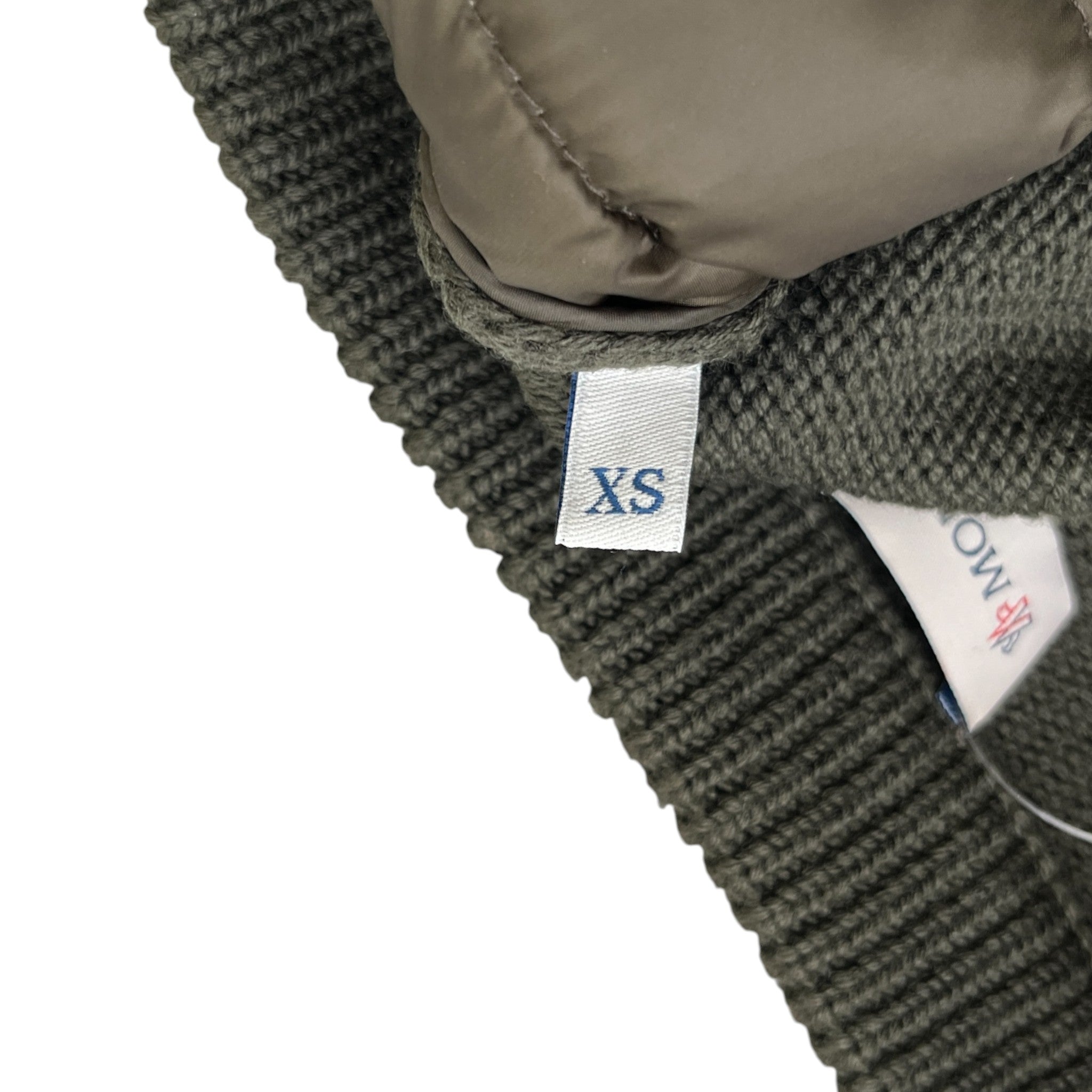 Women's Maglione Tricot Cardigan Khaki Size XS