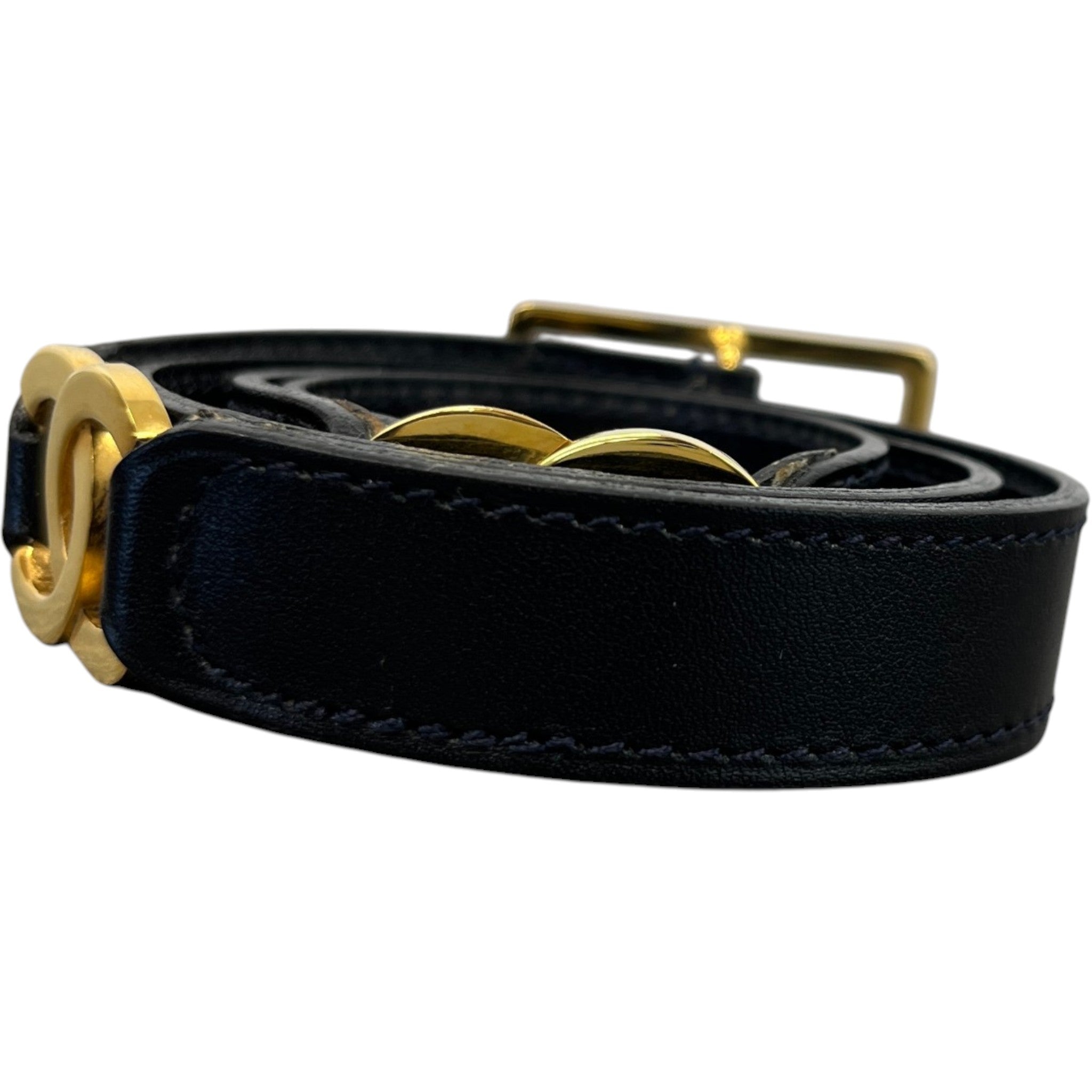 Women's Cc Logo Belt Black Size 65cm / UK 2