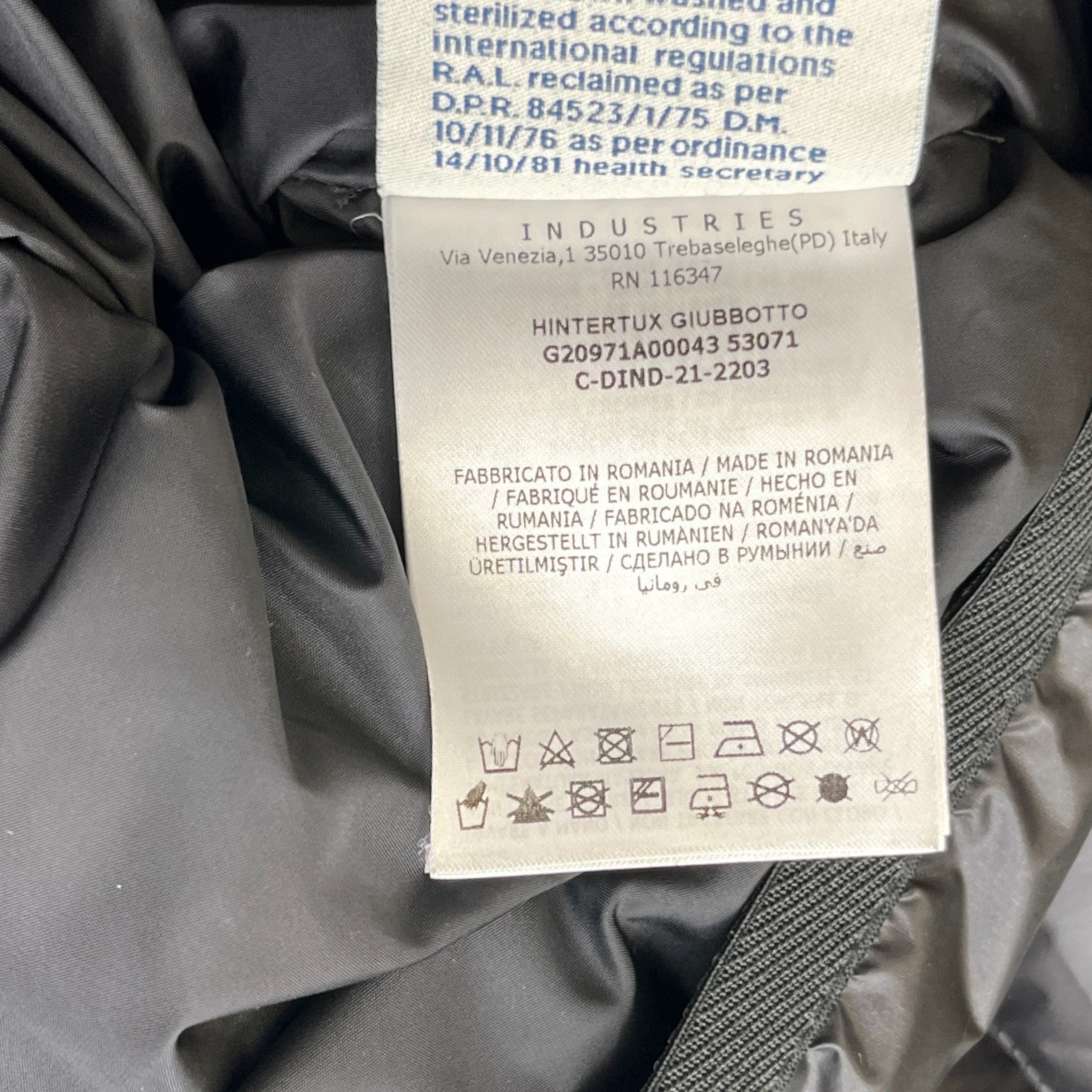 Men's Hintertux Down Jacket Black Size 3 / L