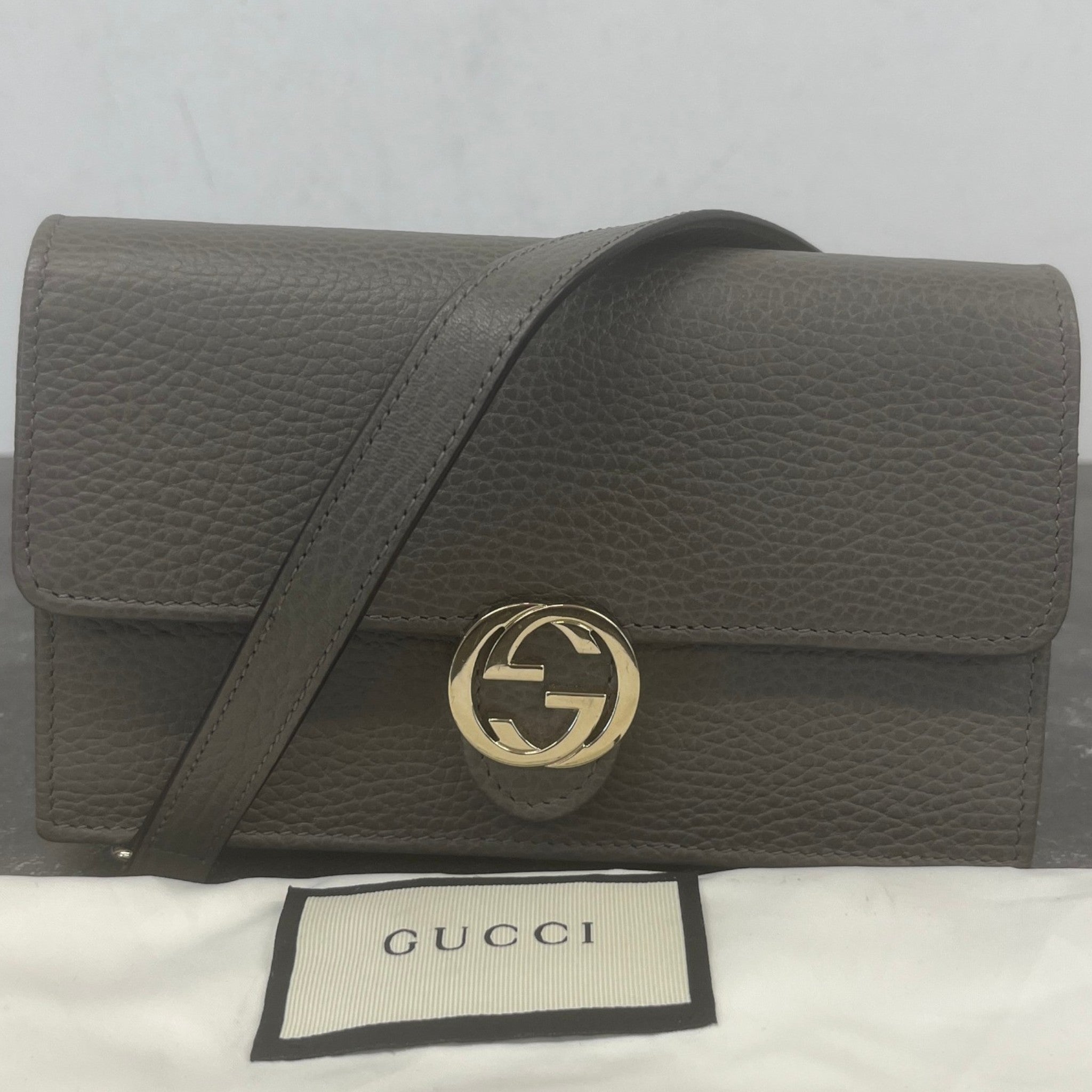 Women's Interlocking G Woc Bag Grey