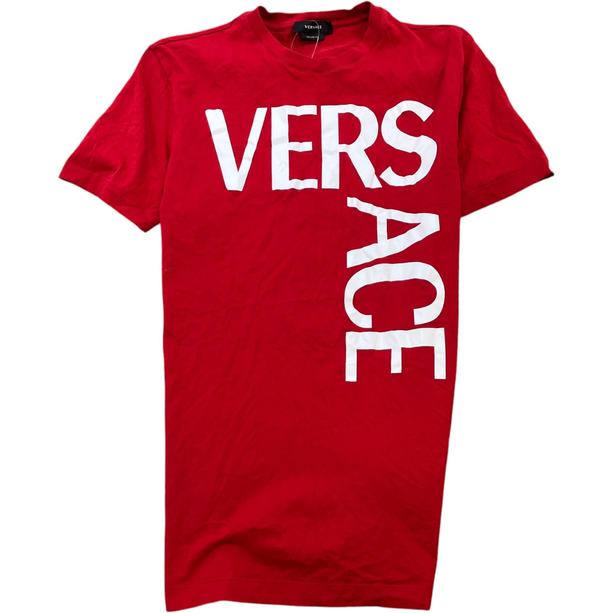 Men's Logo Print T-Shirt Red Size M