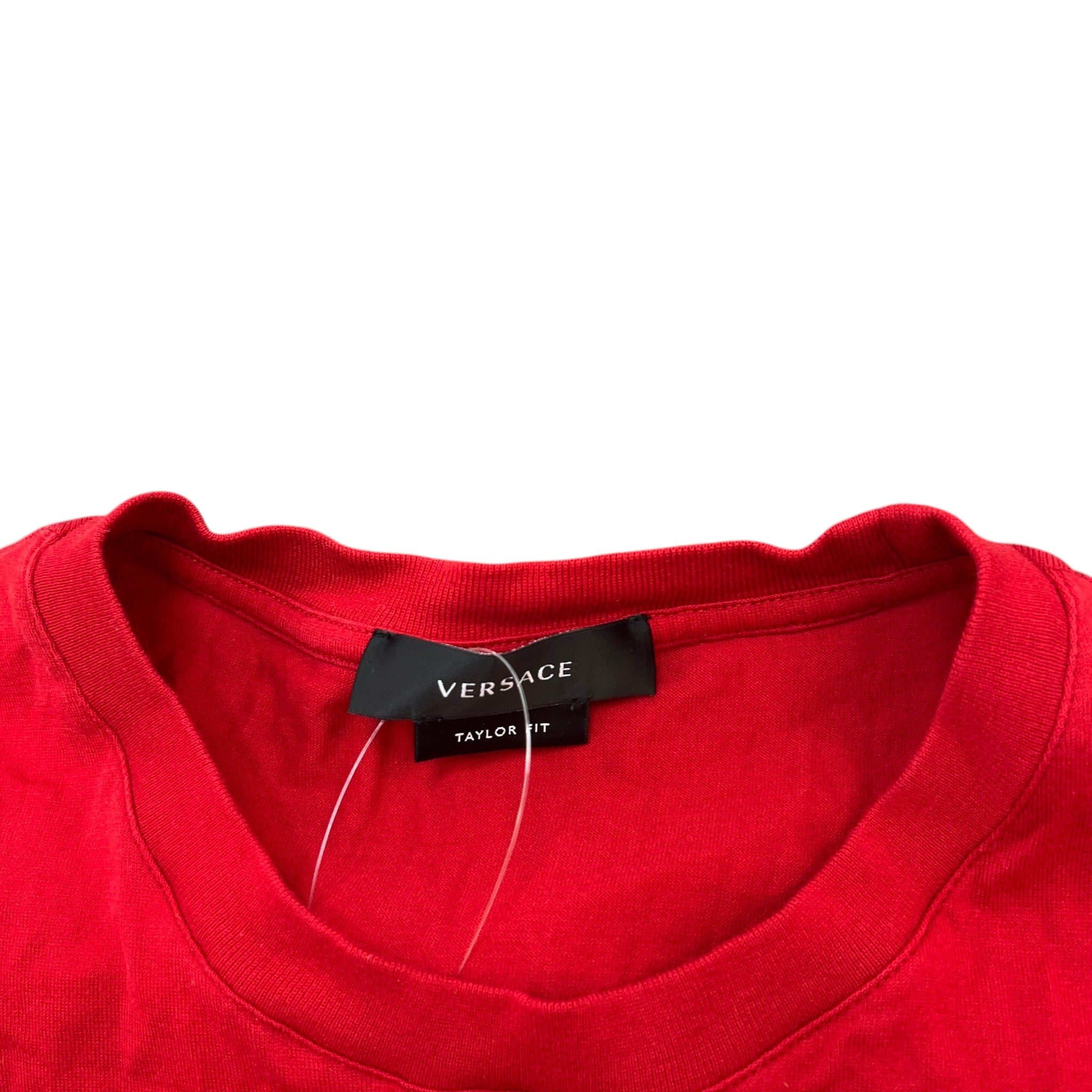 Men's Logo Print T-Shirt Red Size M
