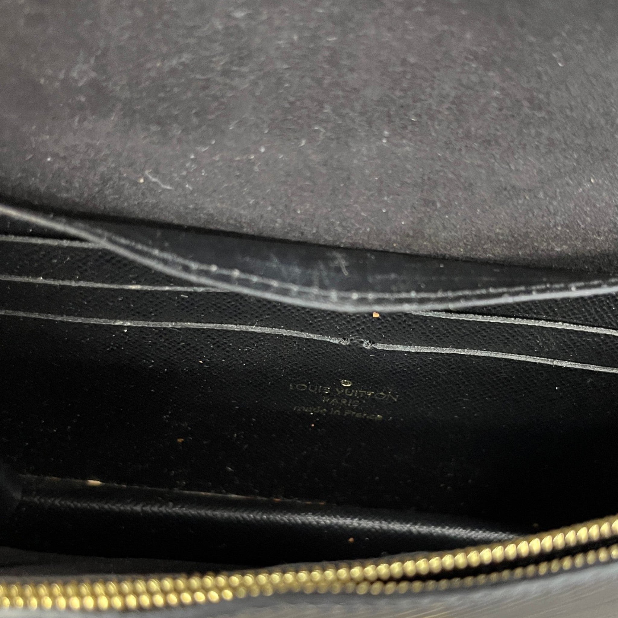 Women's Lv Twist Chain Wallet Bag Black