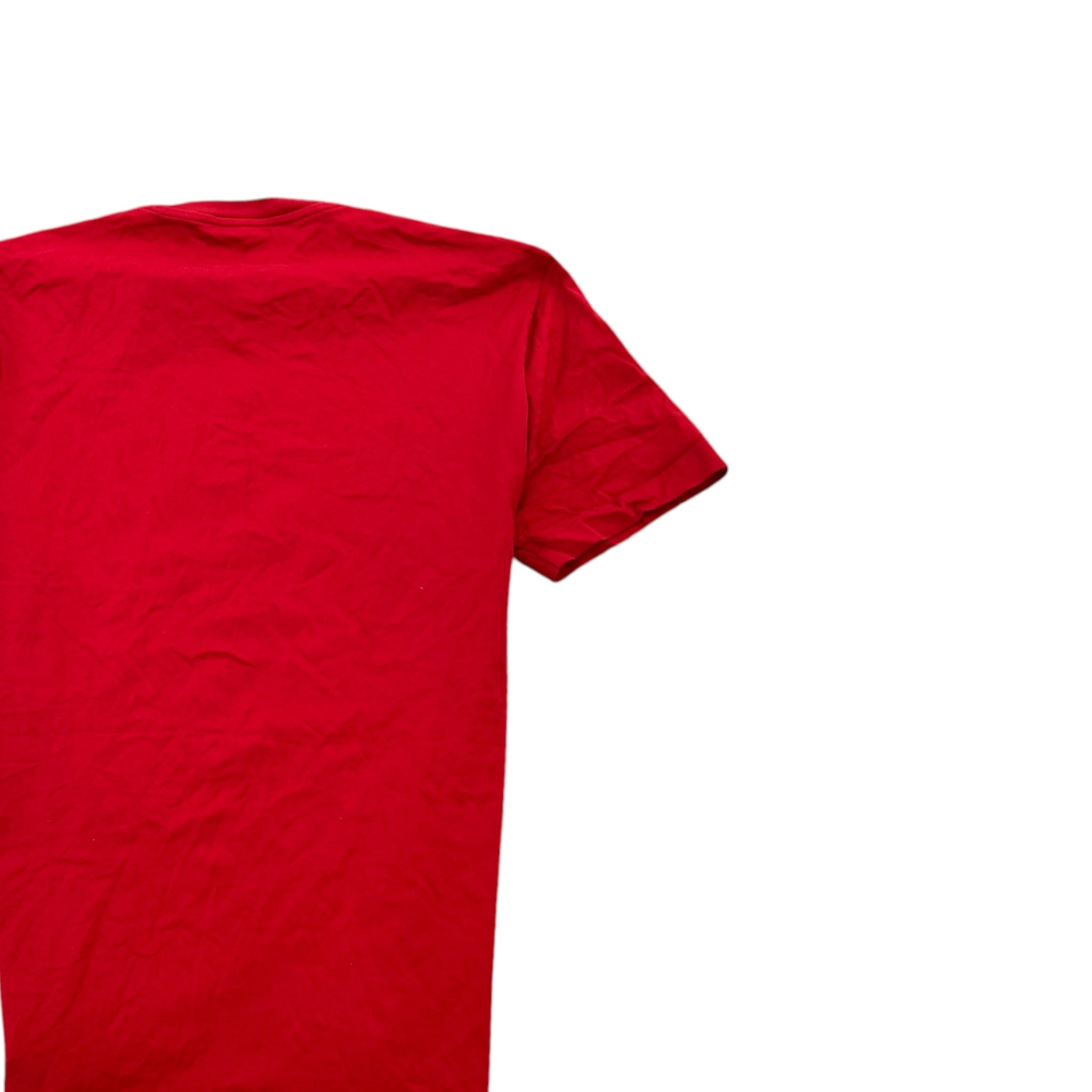 Men's Logo Print T-Shirt Red Size M