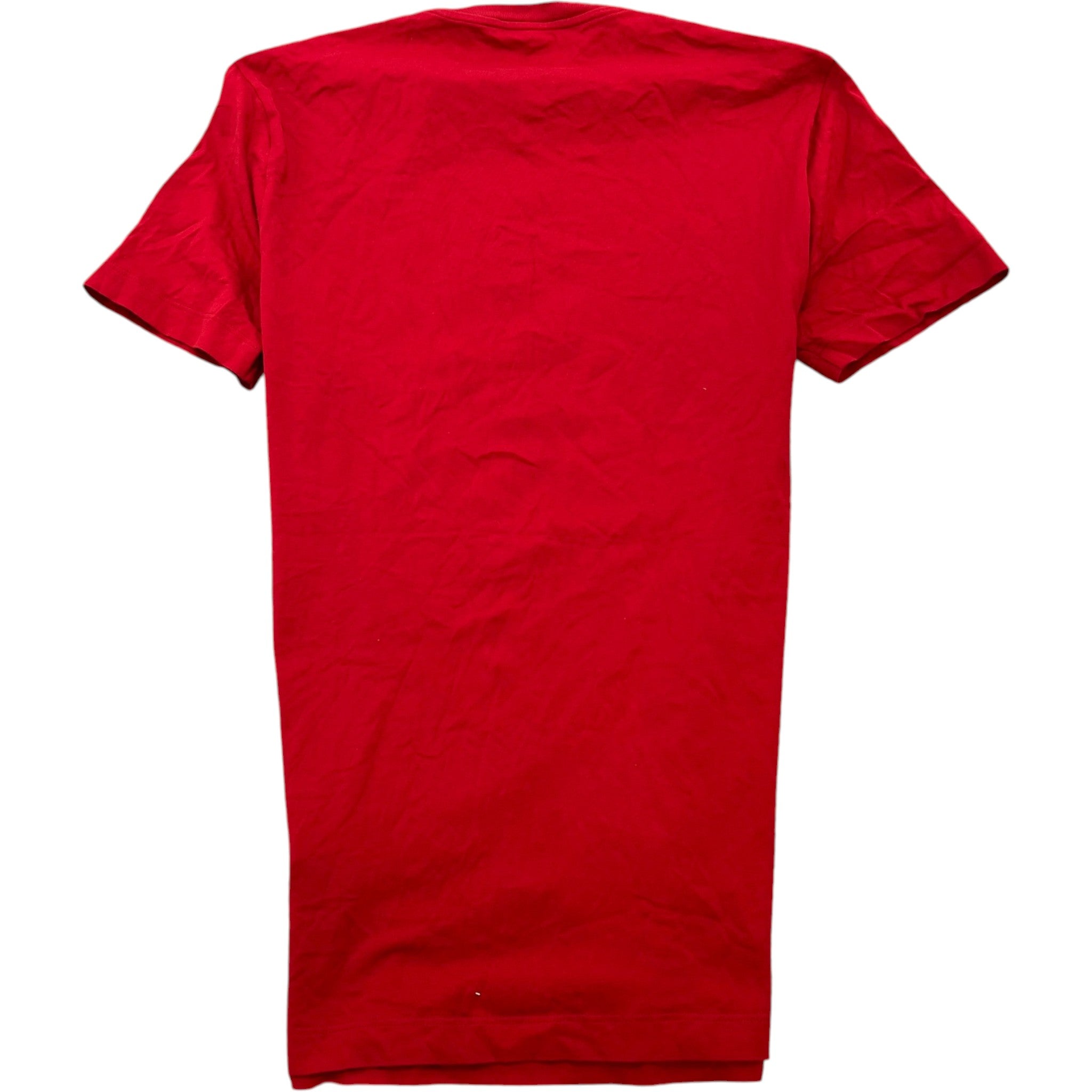 Men's Logo Print T-Shirt Red Size M