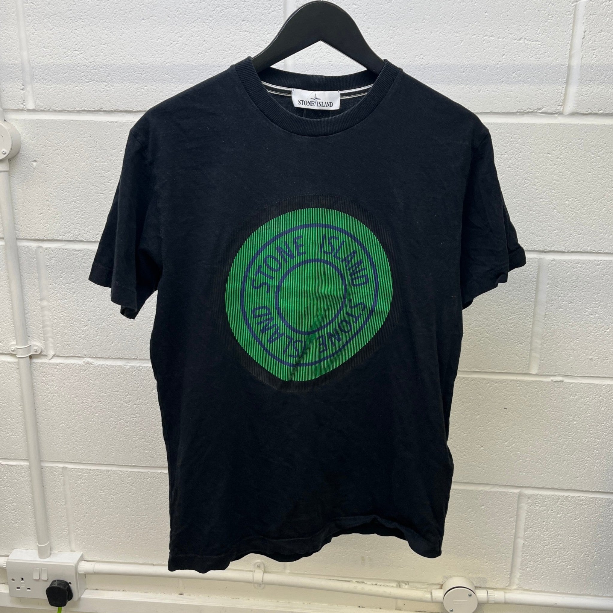 Men's Logo Print T-Shirt Black Size M