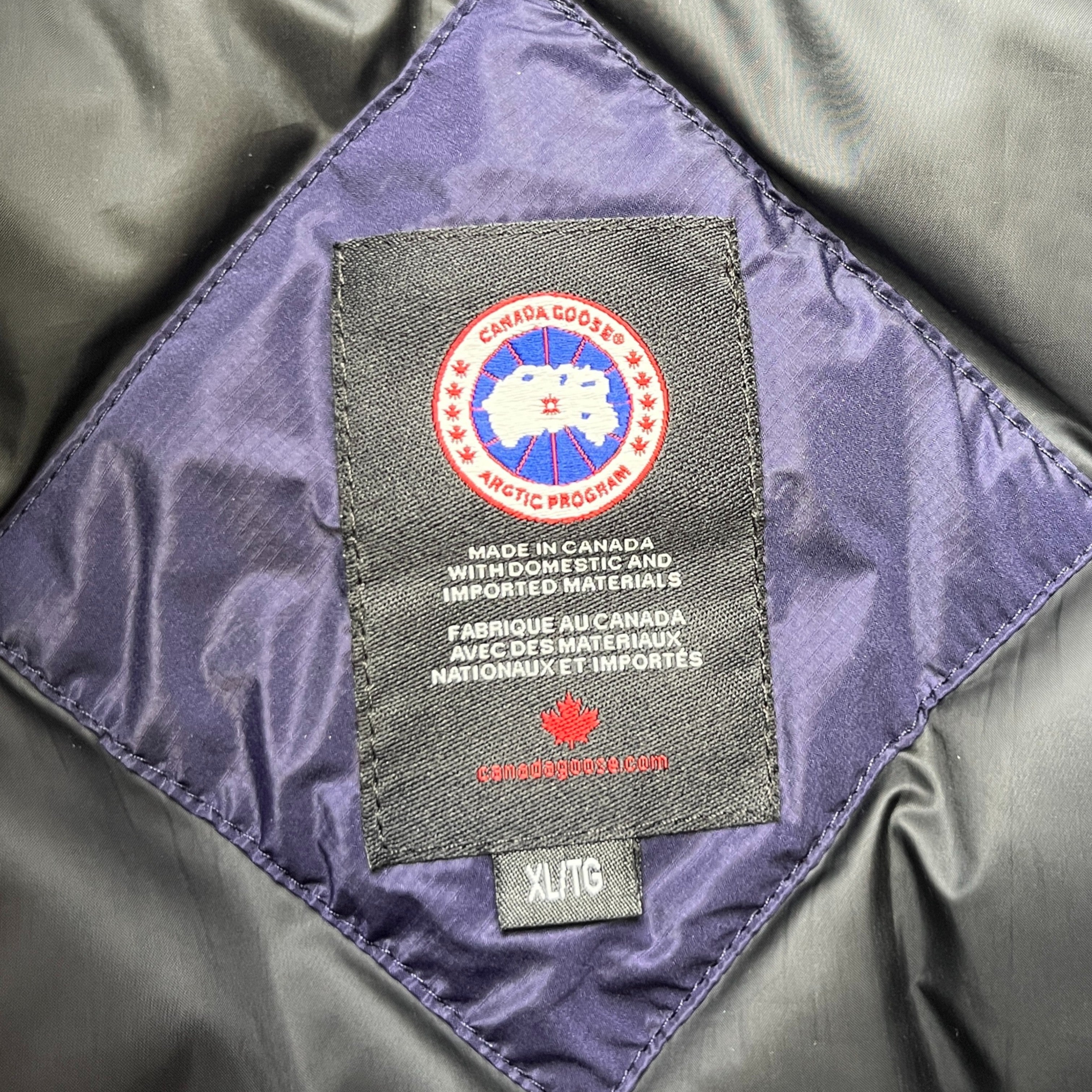 Men's Brookvale Down Jacket Blue Size XL