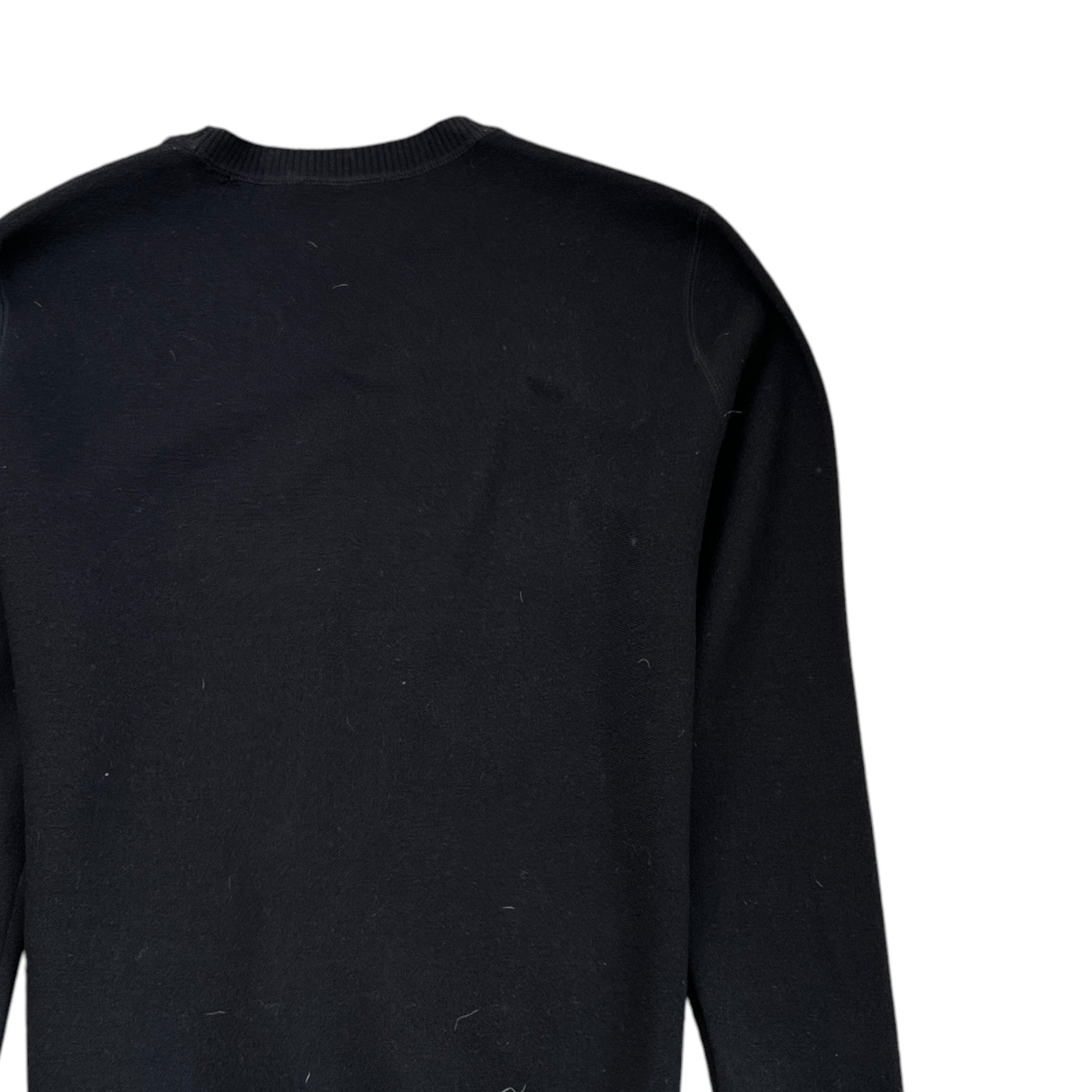 Men's Monster Eyes Embroidered Logo Sweatshirt Black Size IT 52 / UK XL