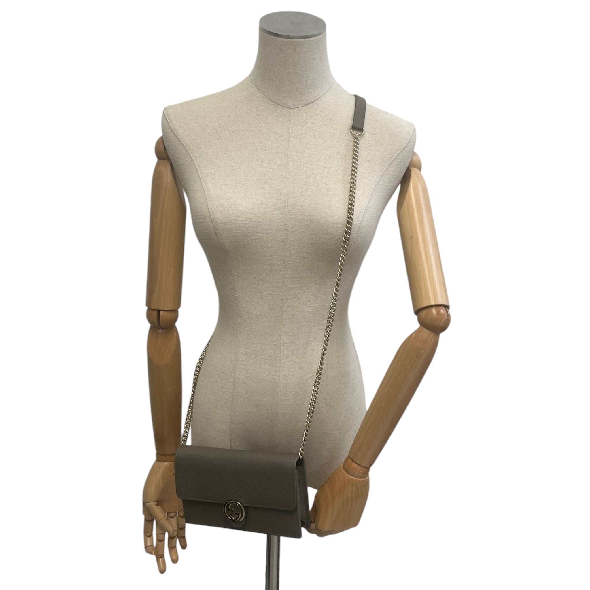 Women's Interlocking G Woc Bag Grey