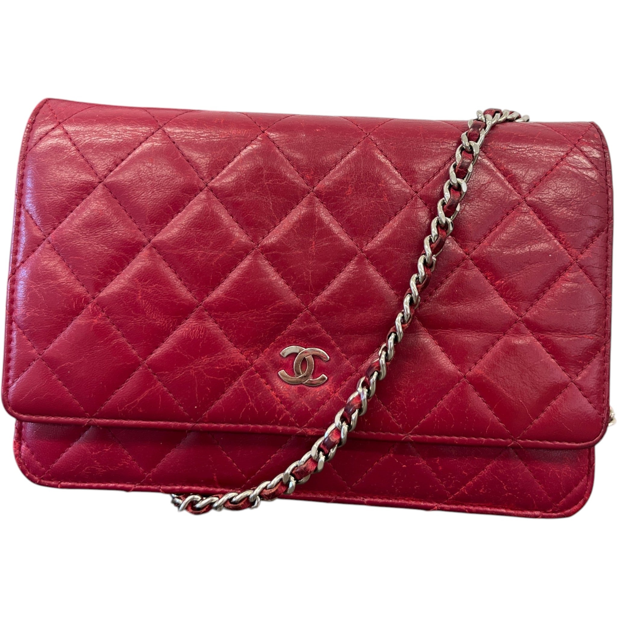 Women's Timeless Wallet On Chain Bag Red