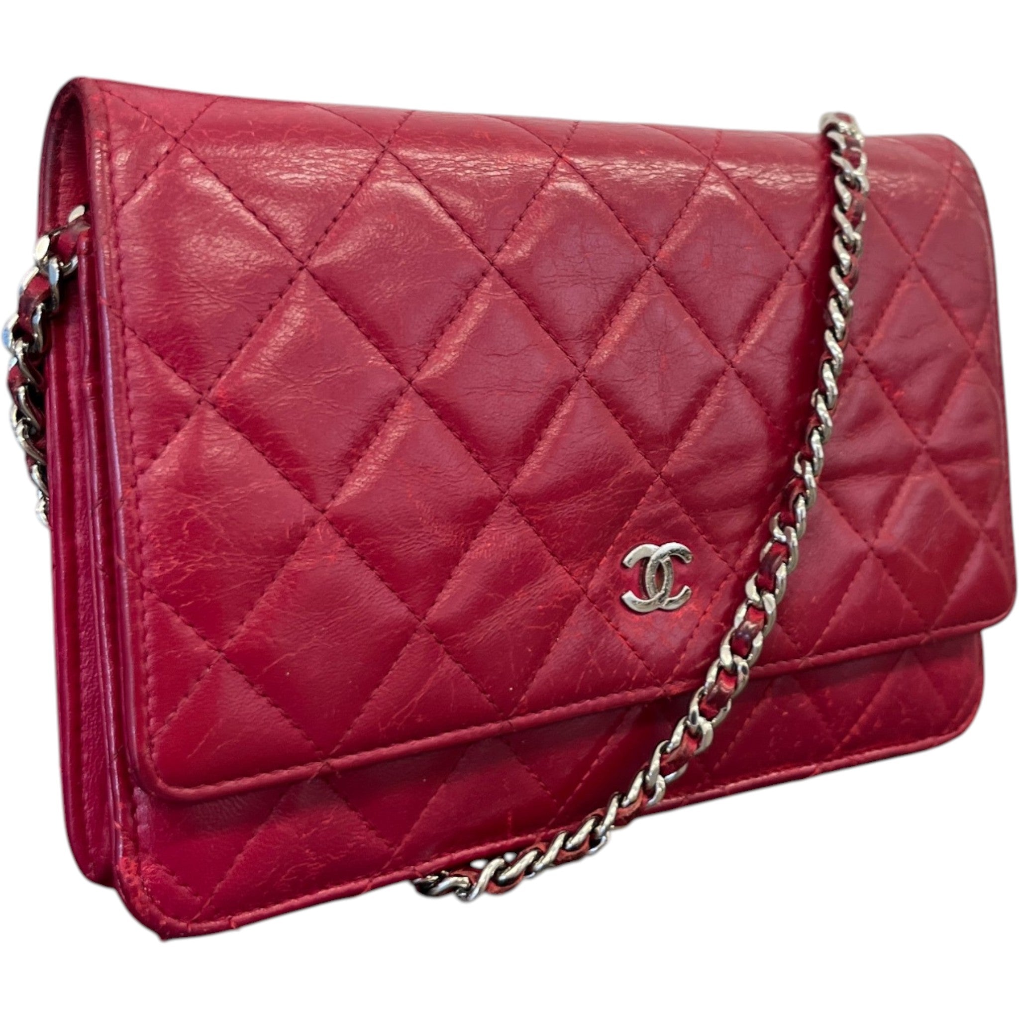 Women's Timeless Wallet On Chain Bag Red