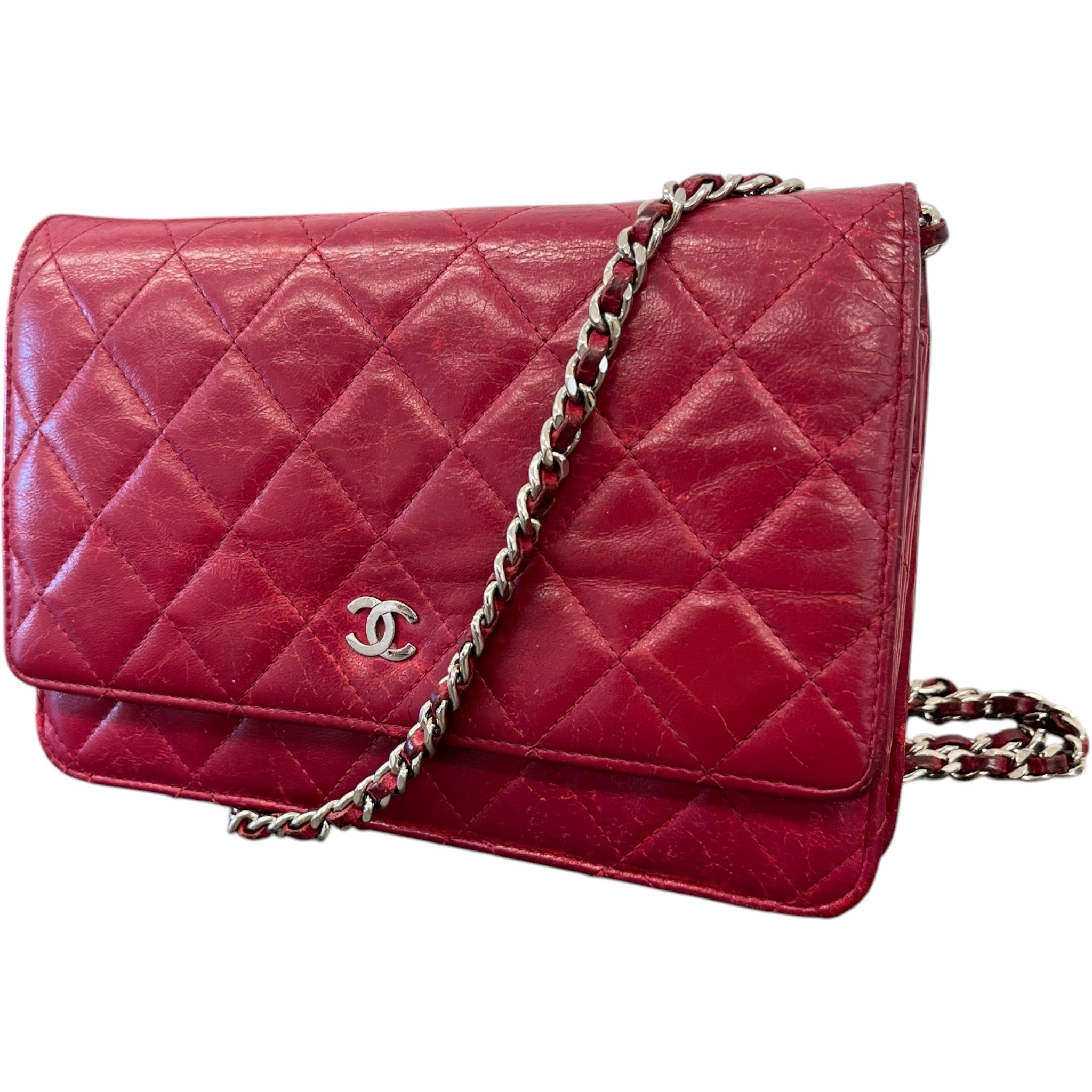 Women's Timeless Wallet On Chain Bag Red