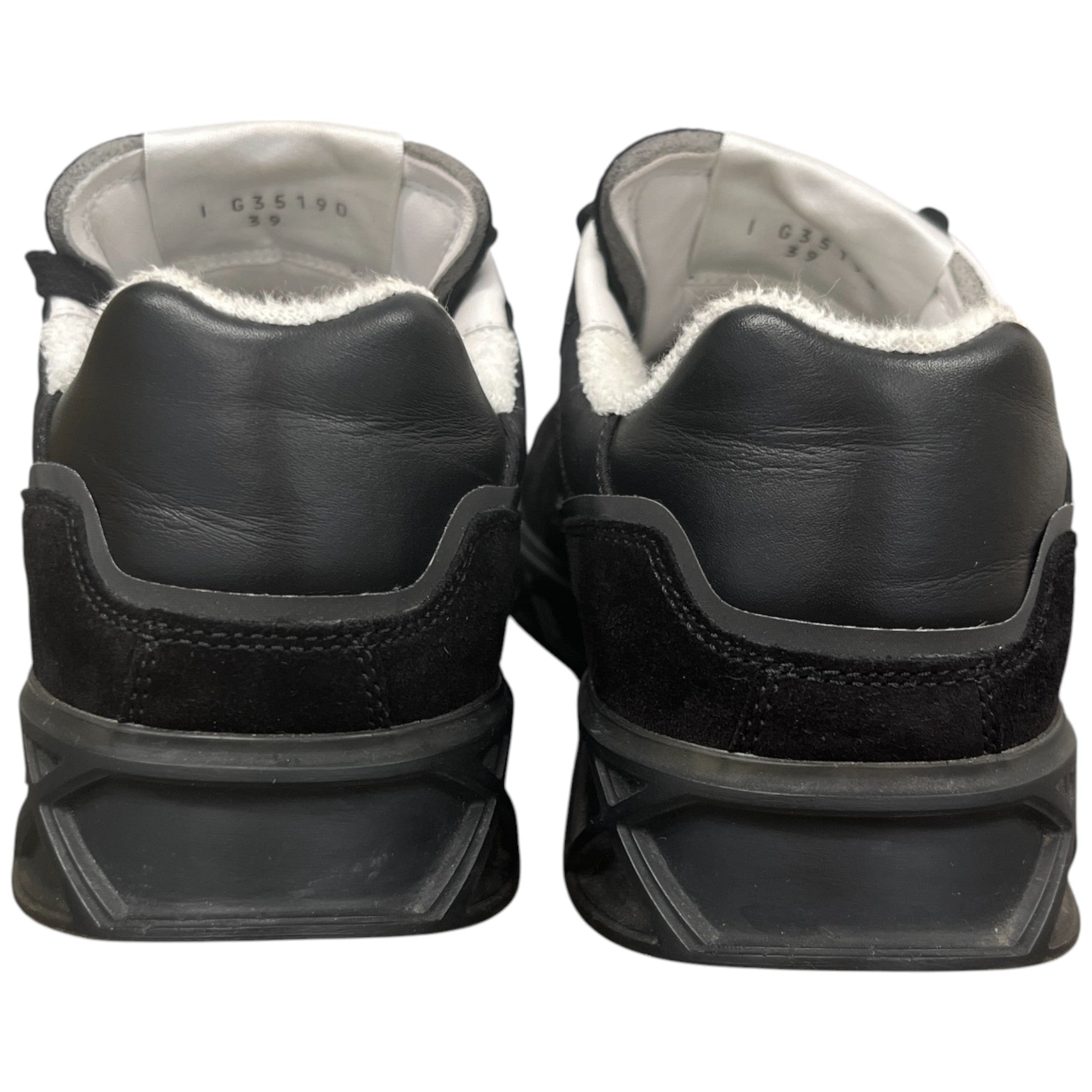 Women's Quilted Low Trainers Black Size EU 39 / UK 6