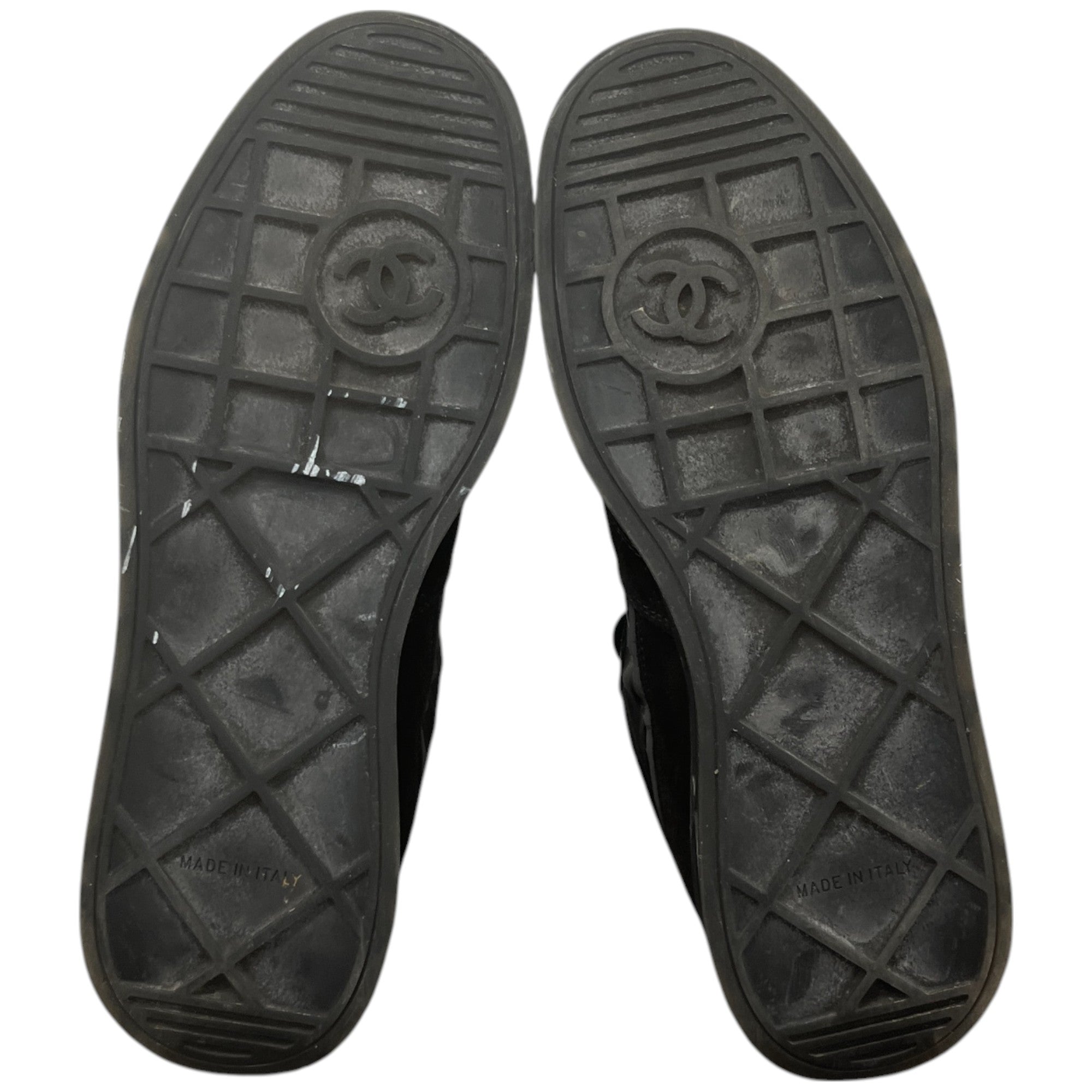 Women's Quilted Low Trainers Black Size EU 39 / UK 6