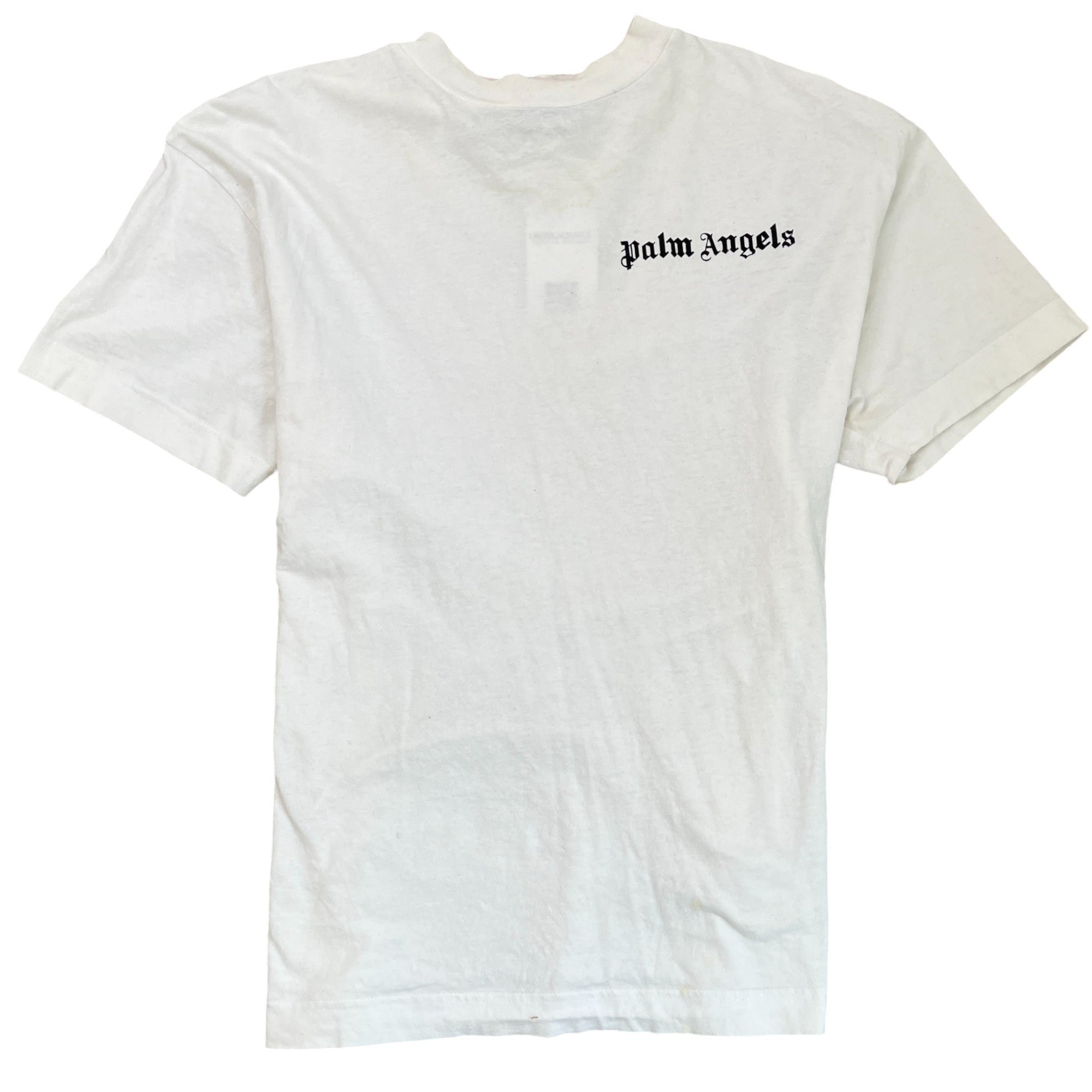 Men's Logo Print T-Shirt White Size M