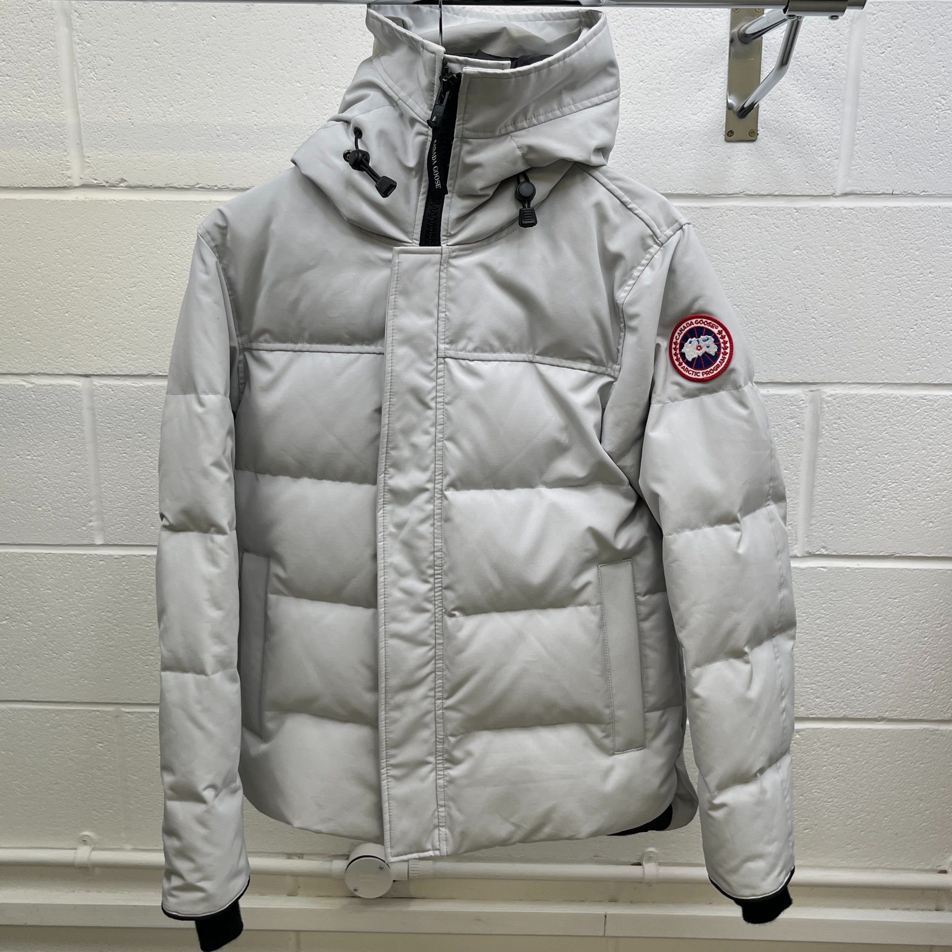 Men's Macmillan Parka Down Jacket Grey Size M