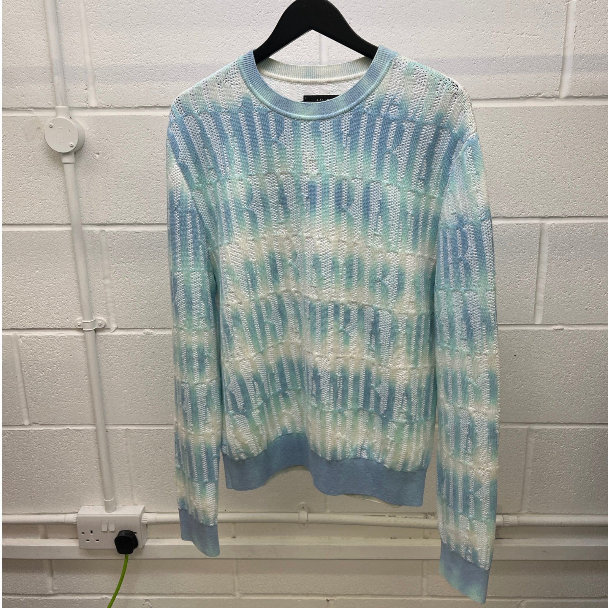 Men's Repeat Logo Jumper Blue Size L