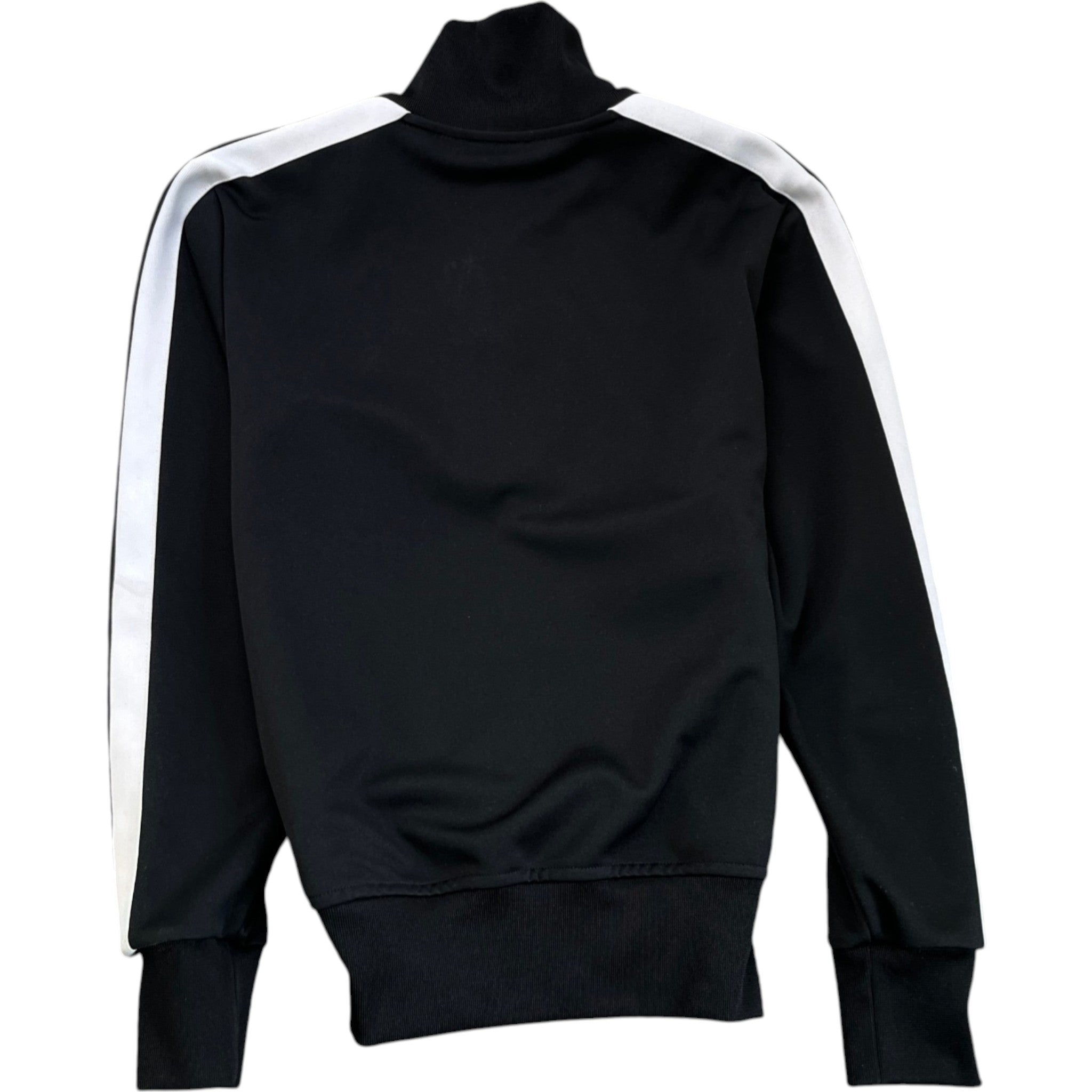 Men's Logo Print Track Jacket Black Size XS