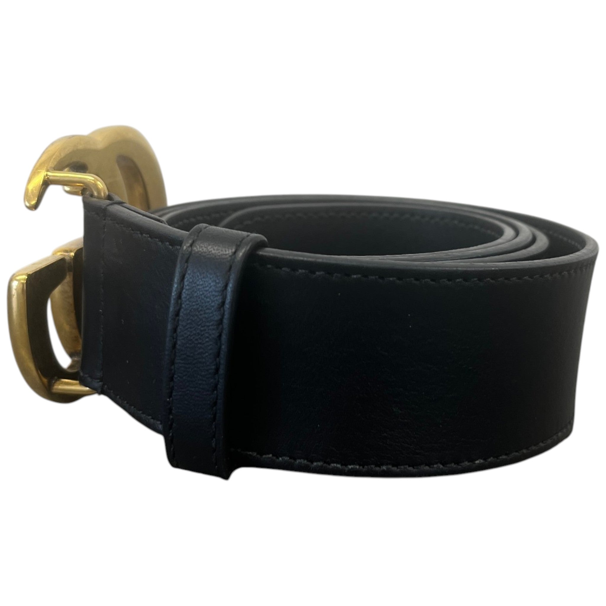 Men's Gg Marmont 90Cm Belt Black Size Waist 34"