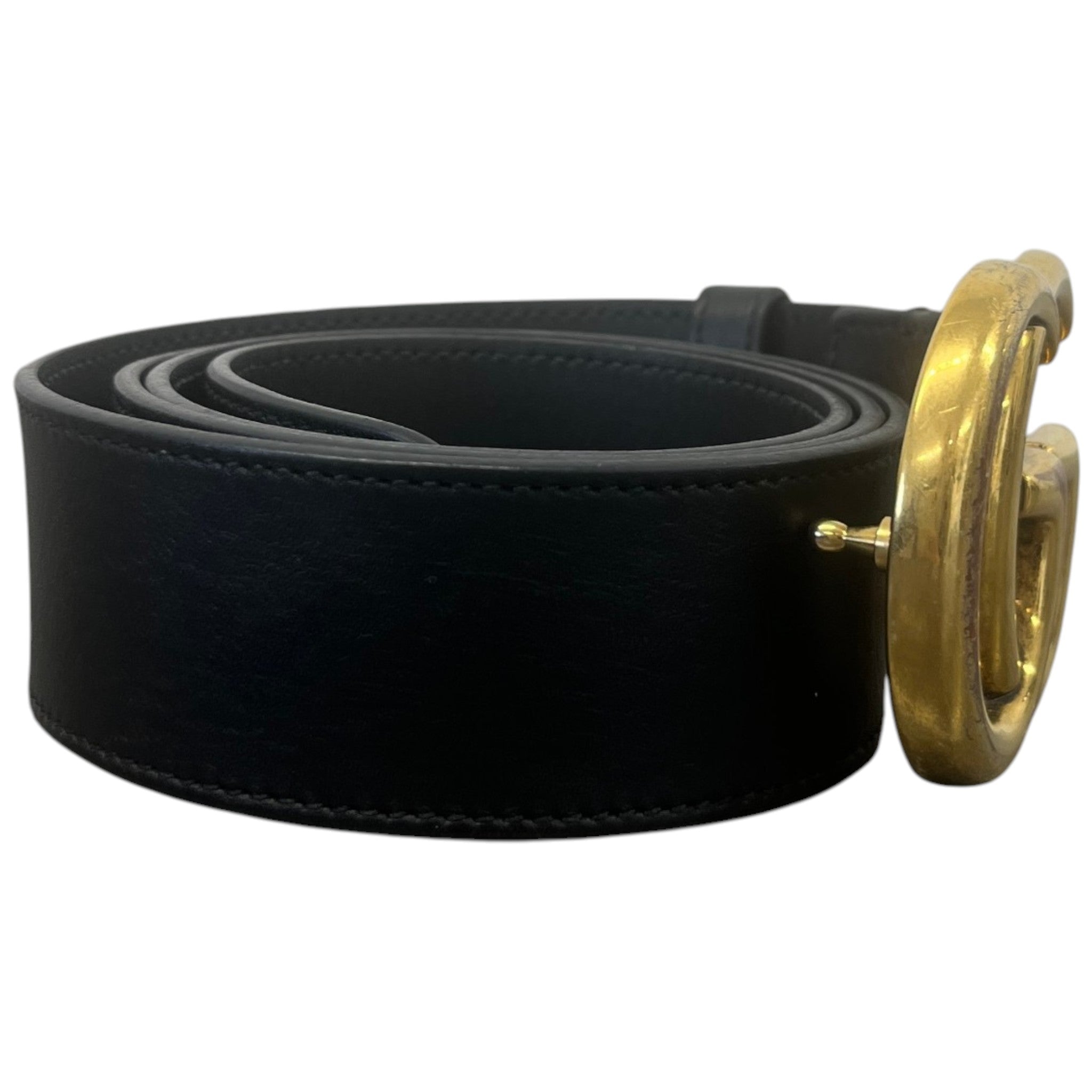 Men's Gg Marmont 90Cm Belt Black Size Waist 34"