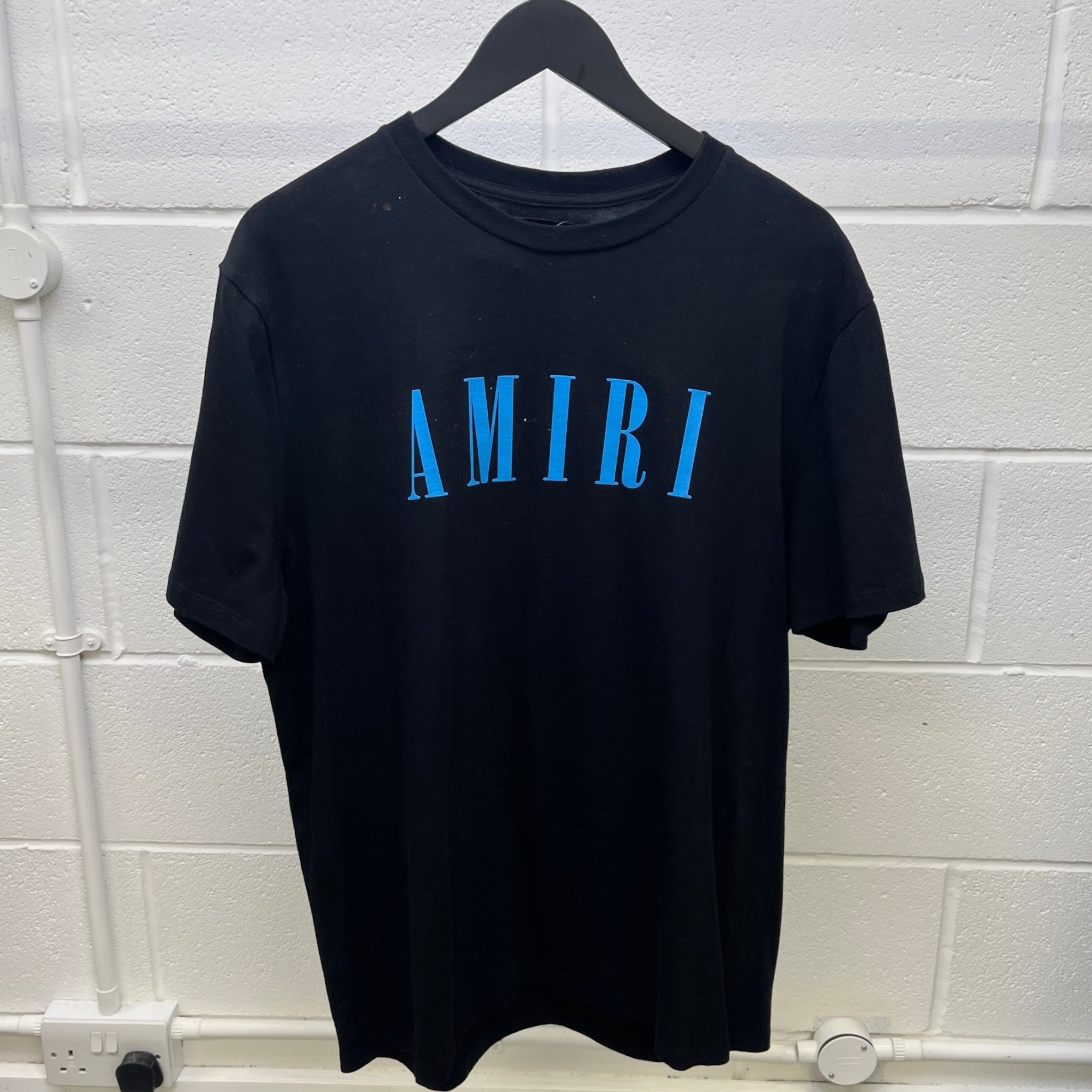 Men's Logo Print T-Shirt Black Size L