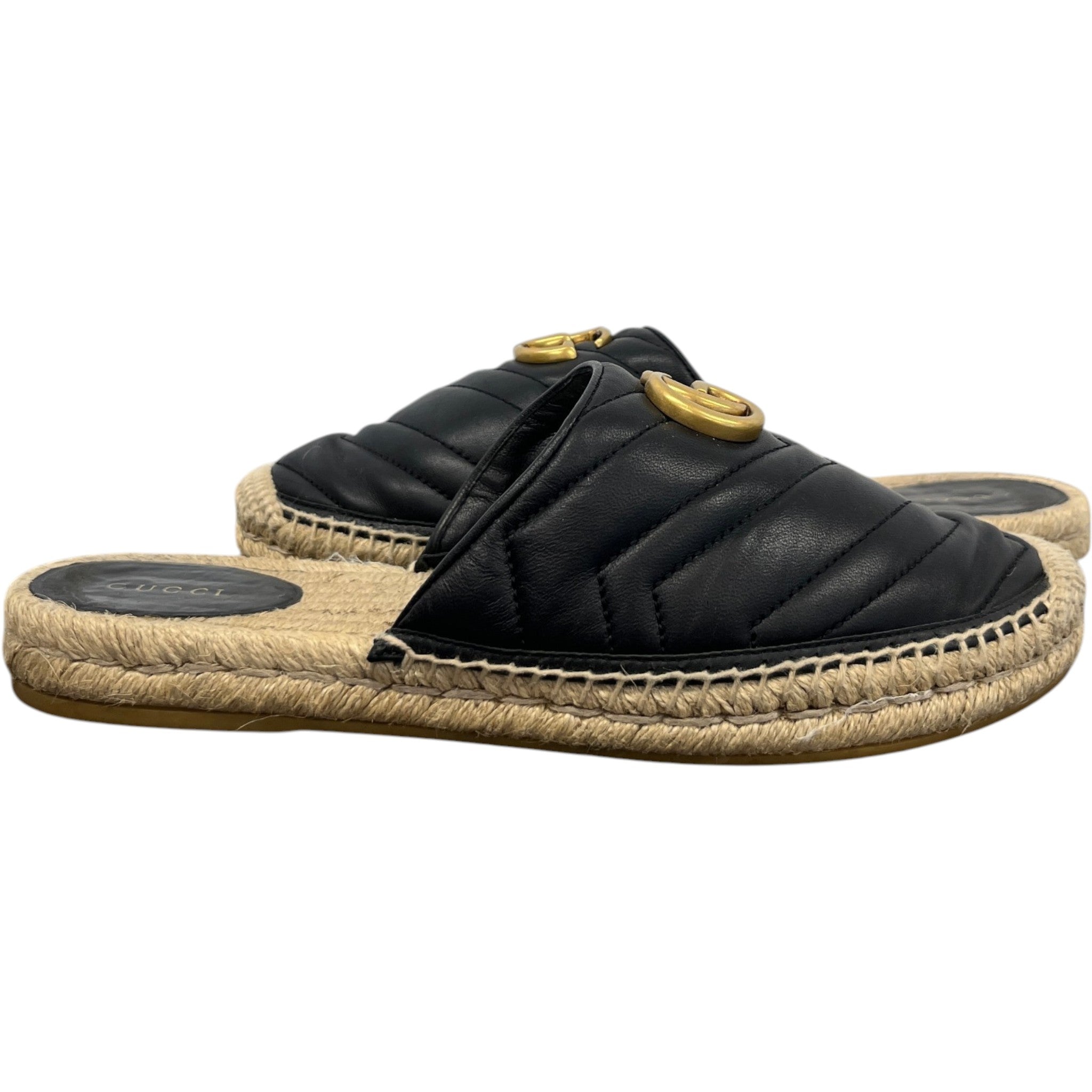 Women's Gg Marmont Loafers Black Size EU 39 / UK 6