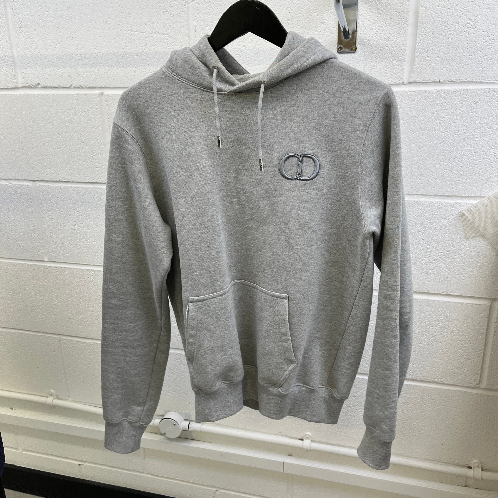 Men's Cd Icon Hoodie Grey Size XS