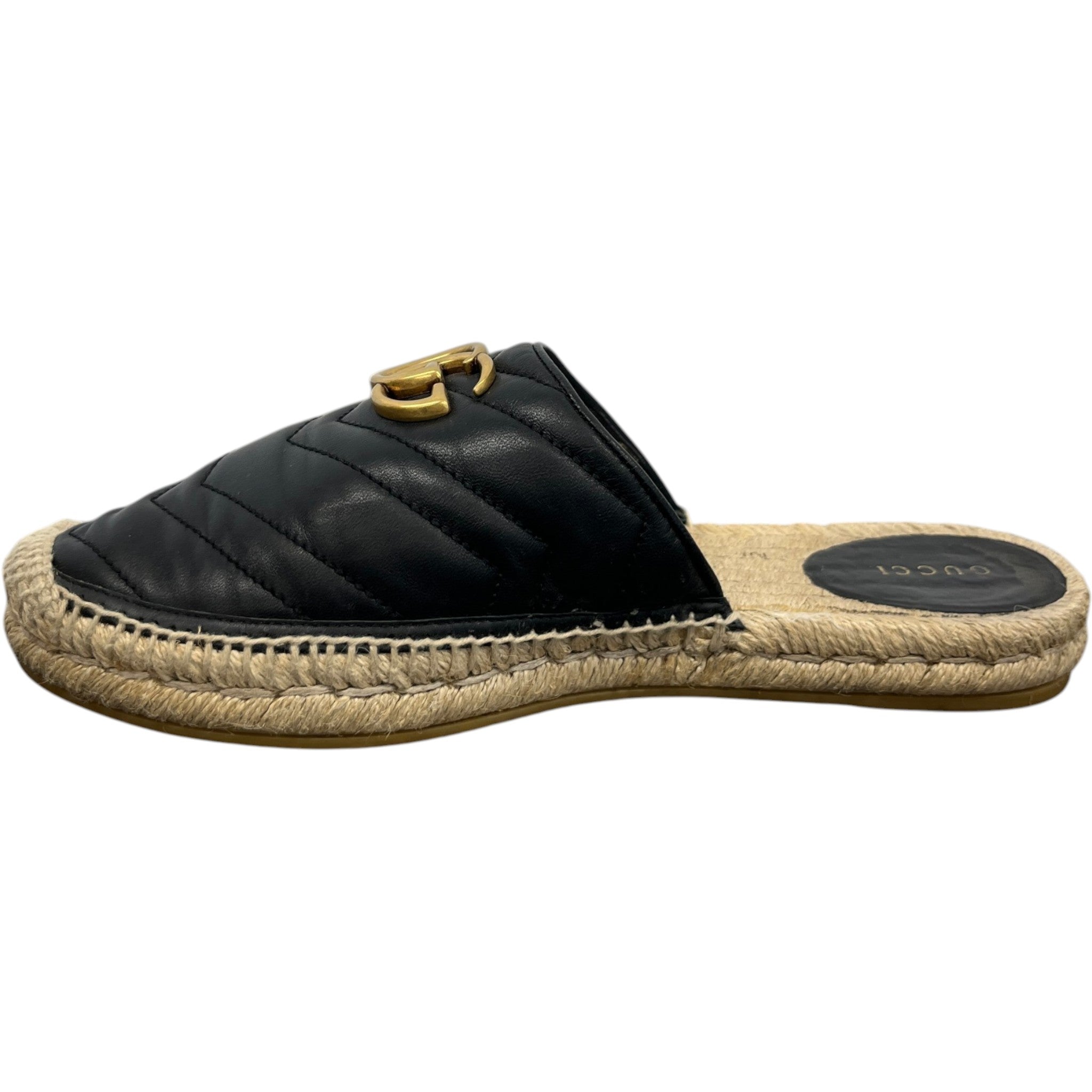 Women's Gg Marmont Loafers Black Size EU 39 / UK 6
