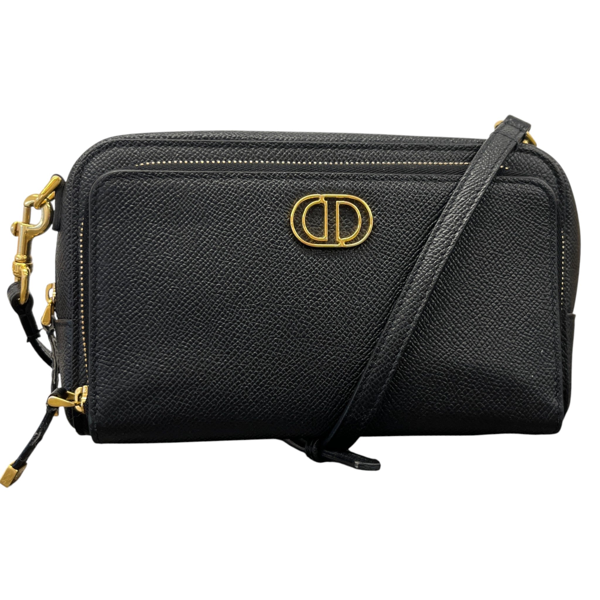 Women's Caro Double Pouch Bag Black