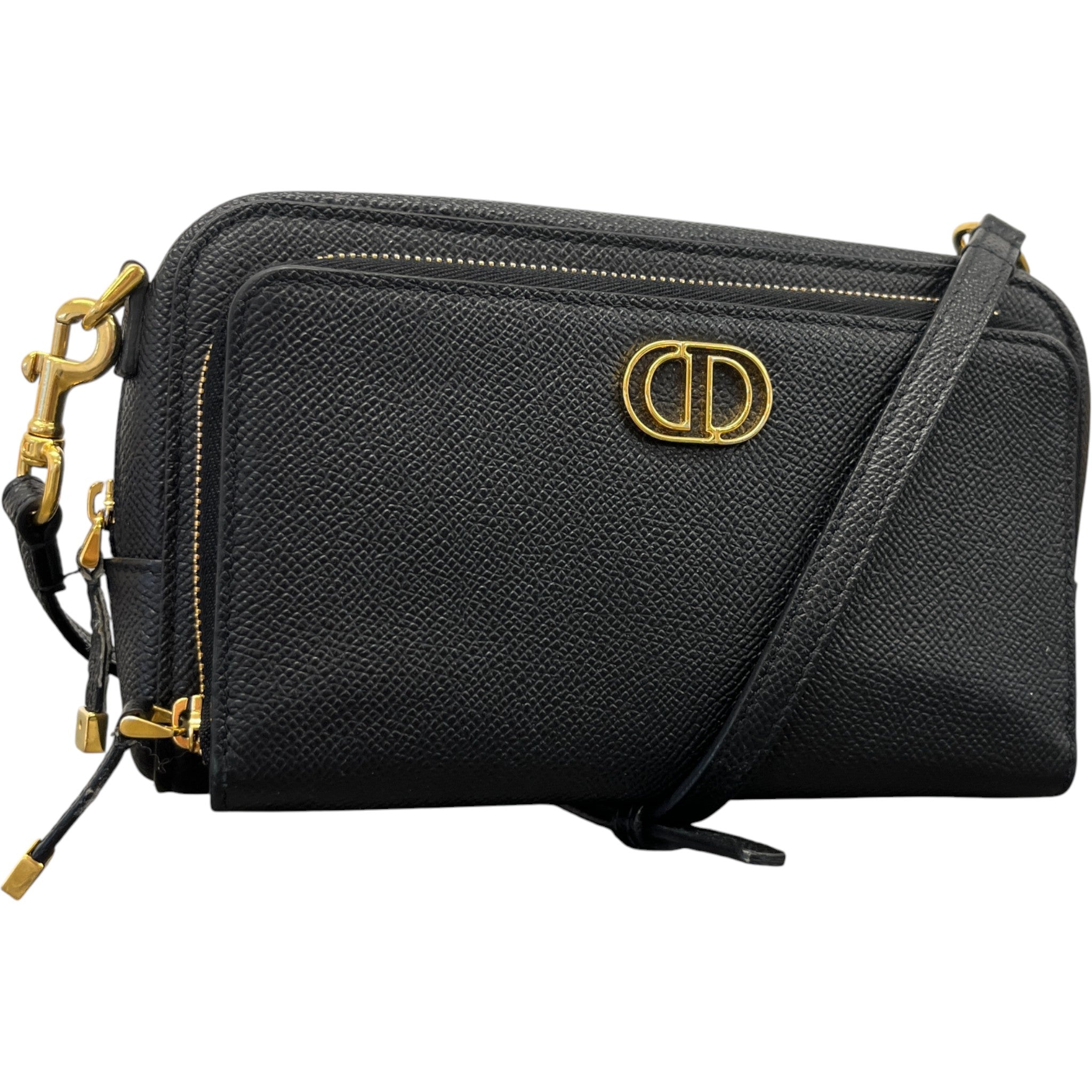 Women's Caro Double Pouch Bag Black