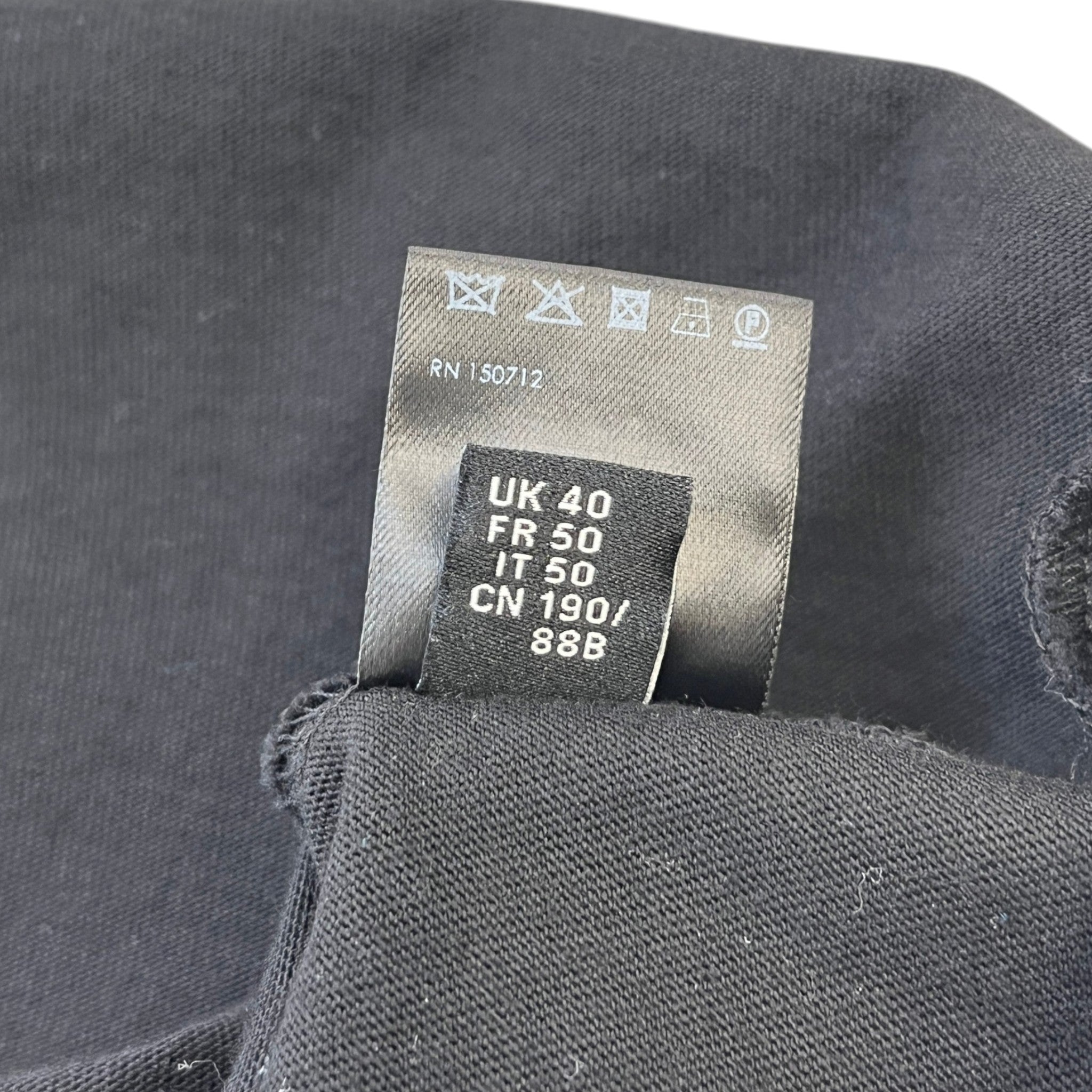 Men's Logo Print T-Shirt Black Size L