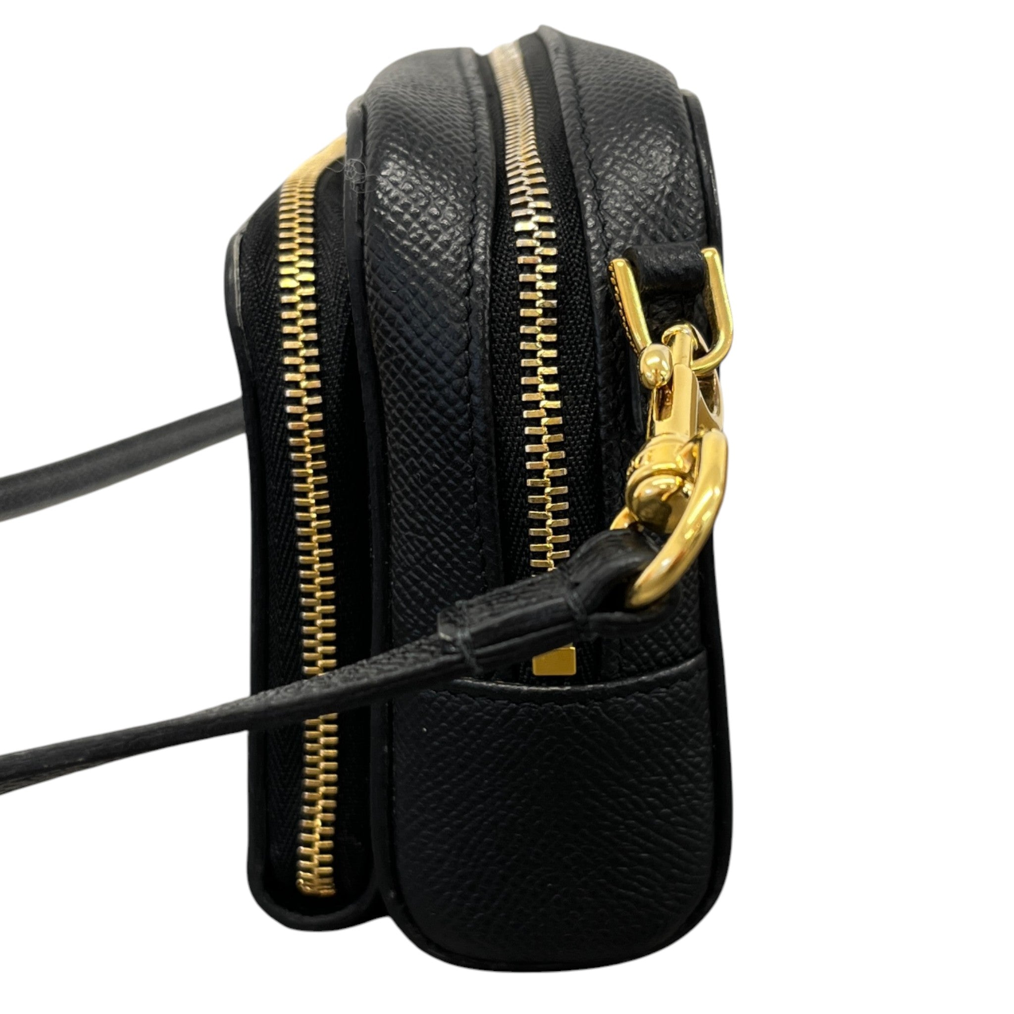 Women's Caro Double Pouch Bag Black