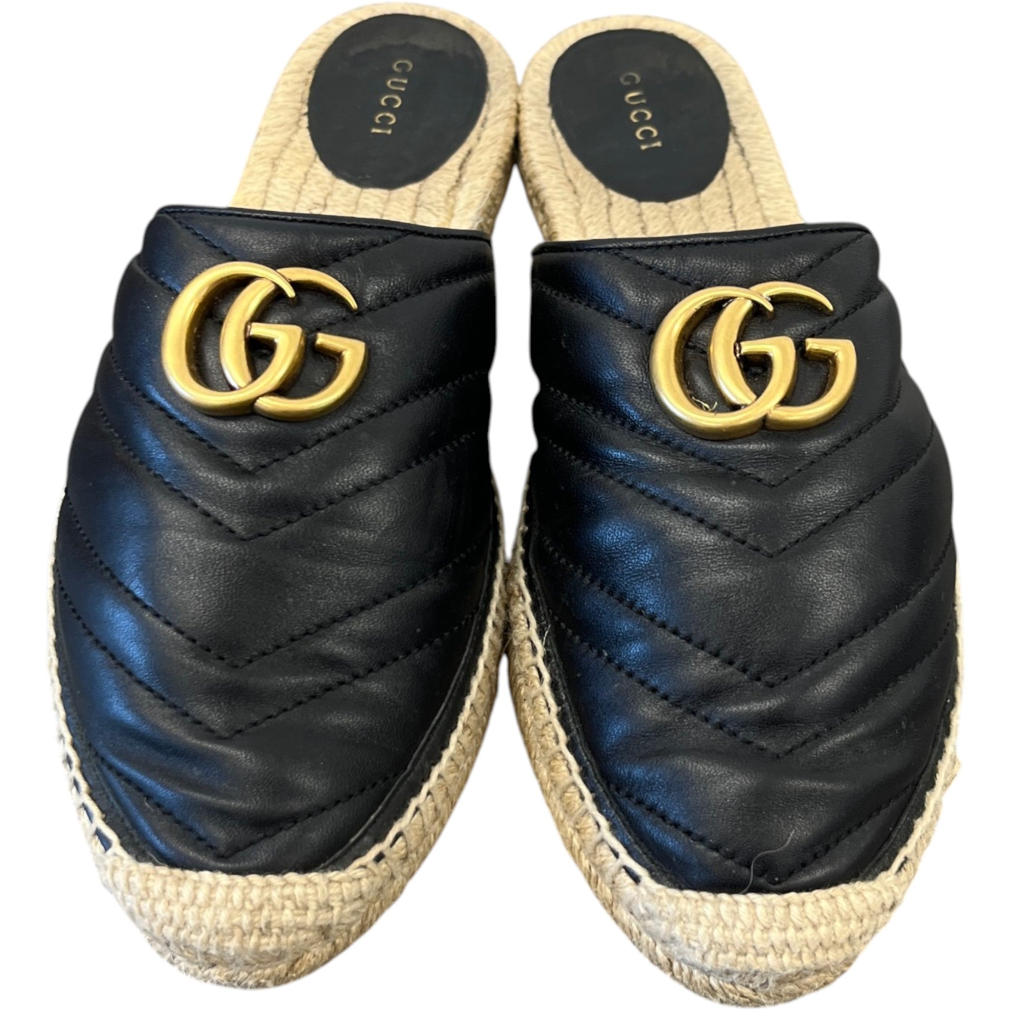 Women's Gg Marmont Loafers Black Size EU 39 / UK 6