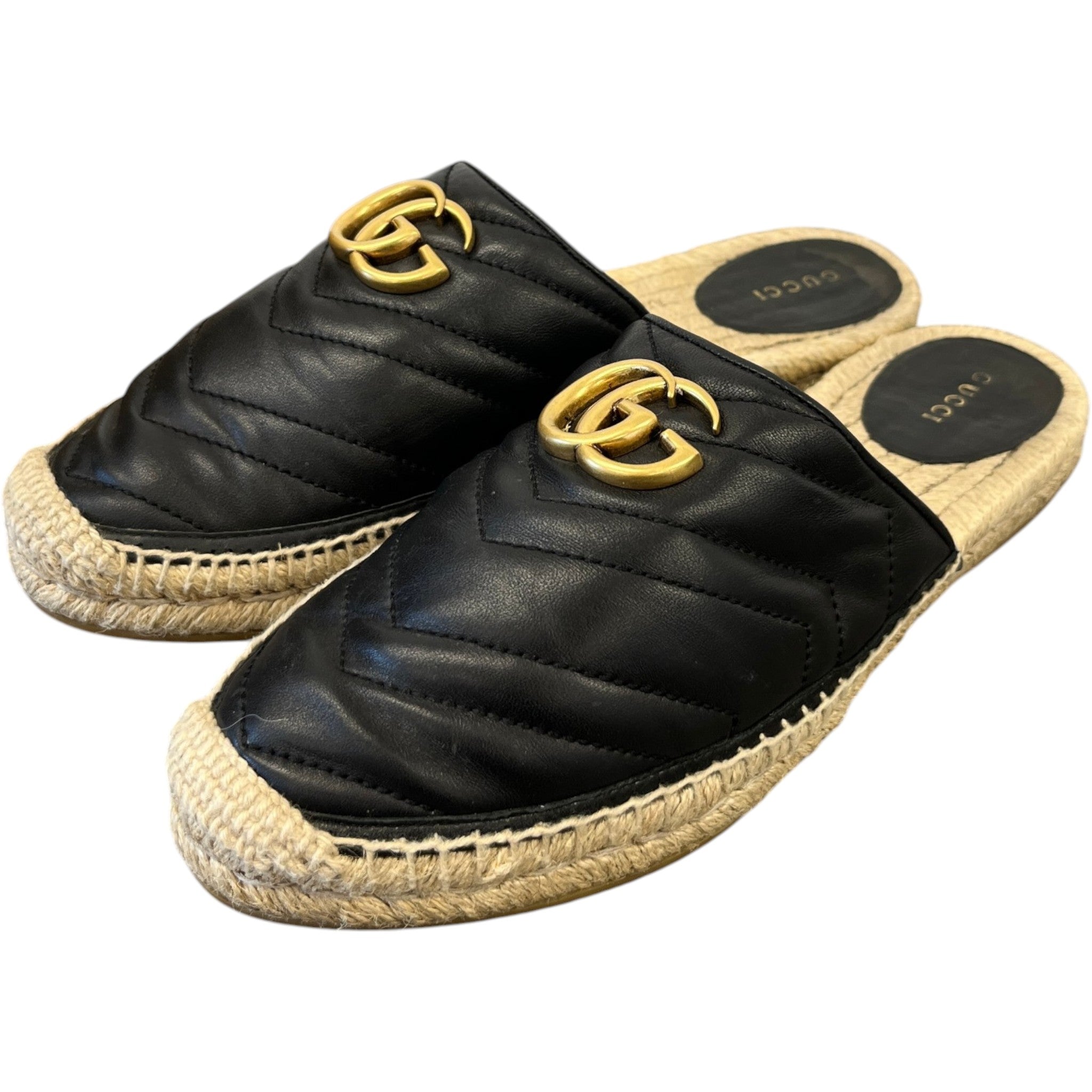 Women's Gg Marmont Loafers Black Size EU 39 / UK 6