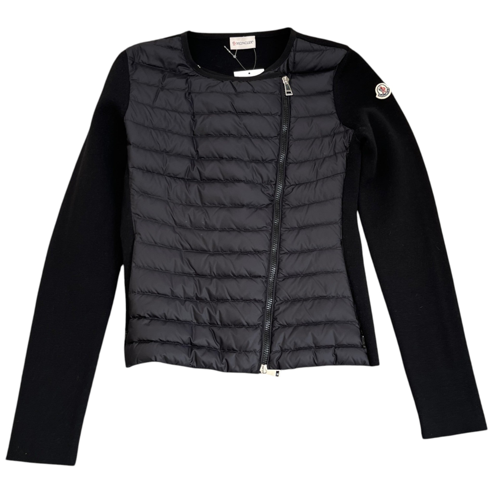 Women's Maglione Tricot Cardigan Jacket Black Size S
