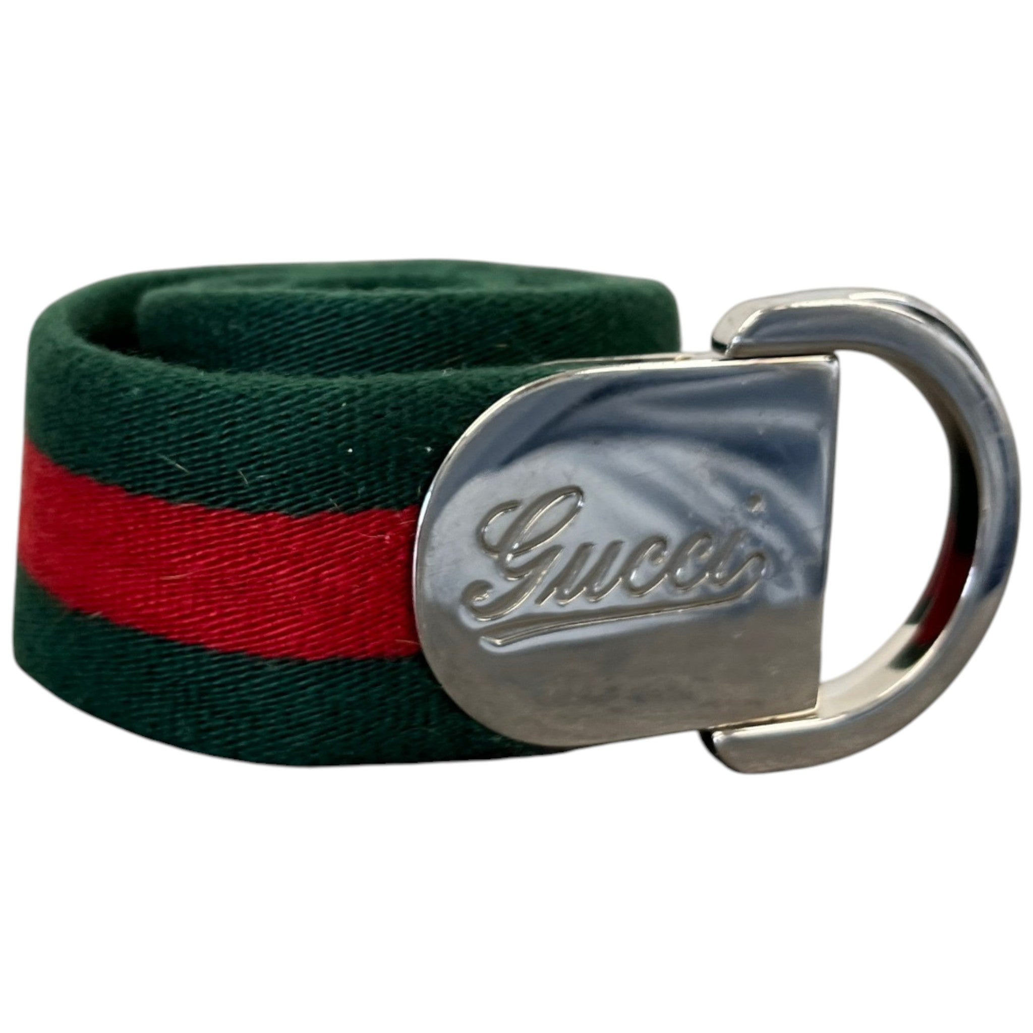 Women's Web Belt Green Size 85CM / UK 10