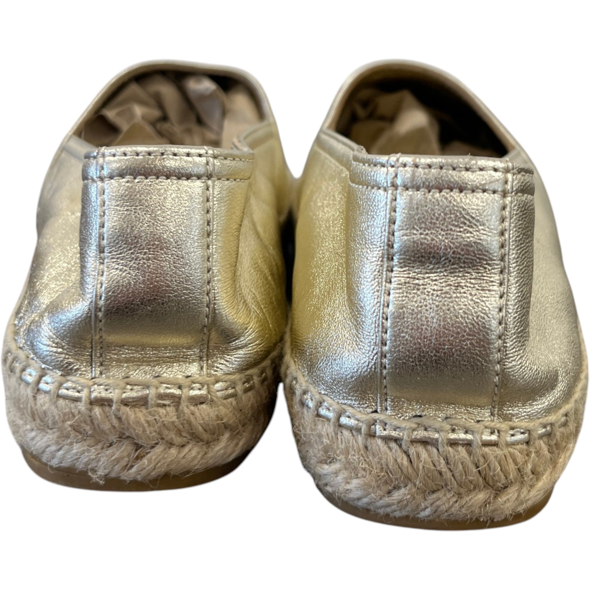 Women's Cassandra Espadrilles Loafers Gold Size EU 39 / UK 6