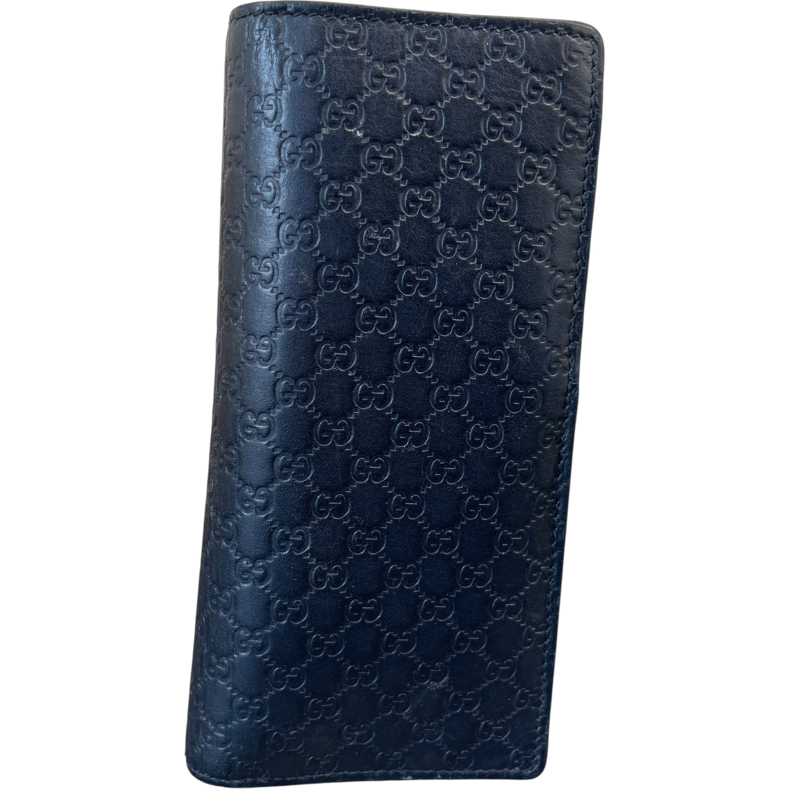 Women's Gg Microguccissima Purse Navy