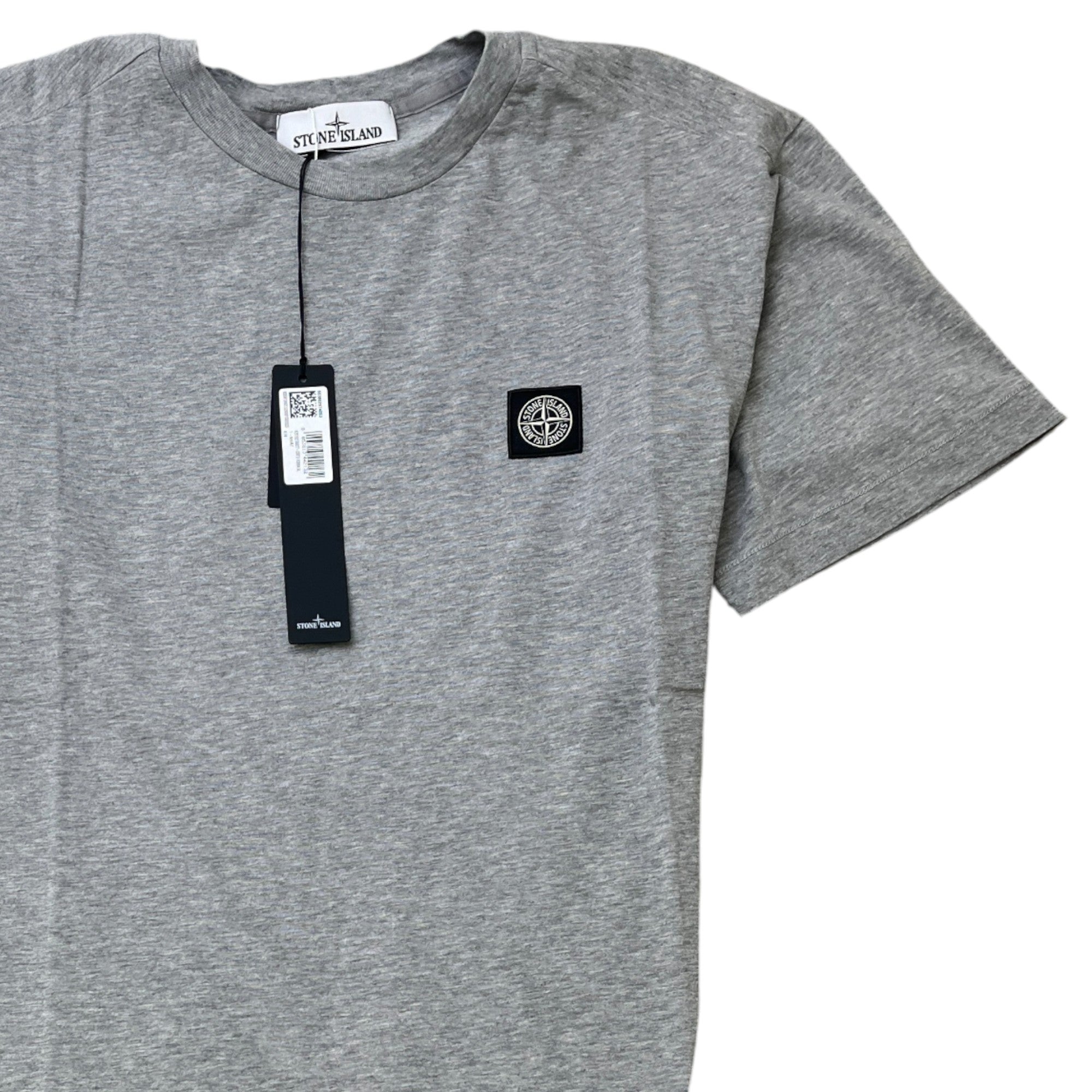 Men's Compass Patch T-Shirt Grey Size XXXL